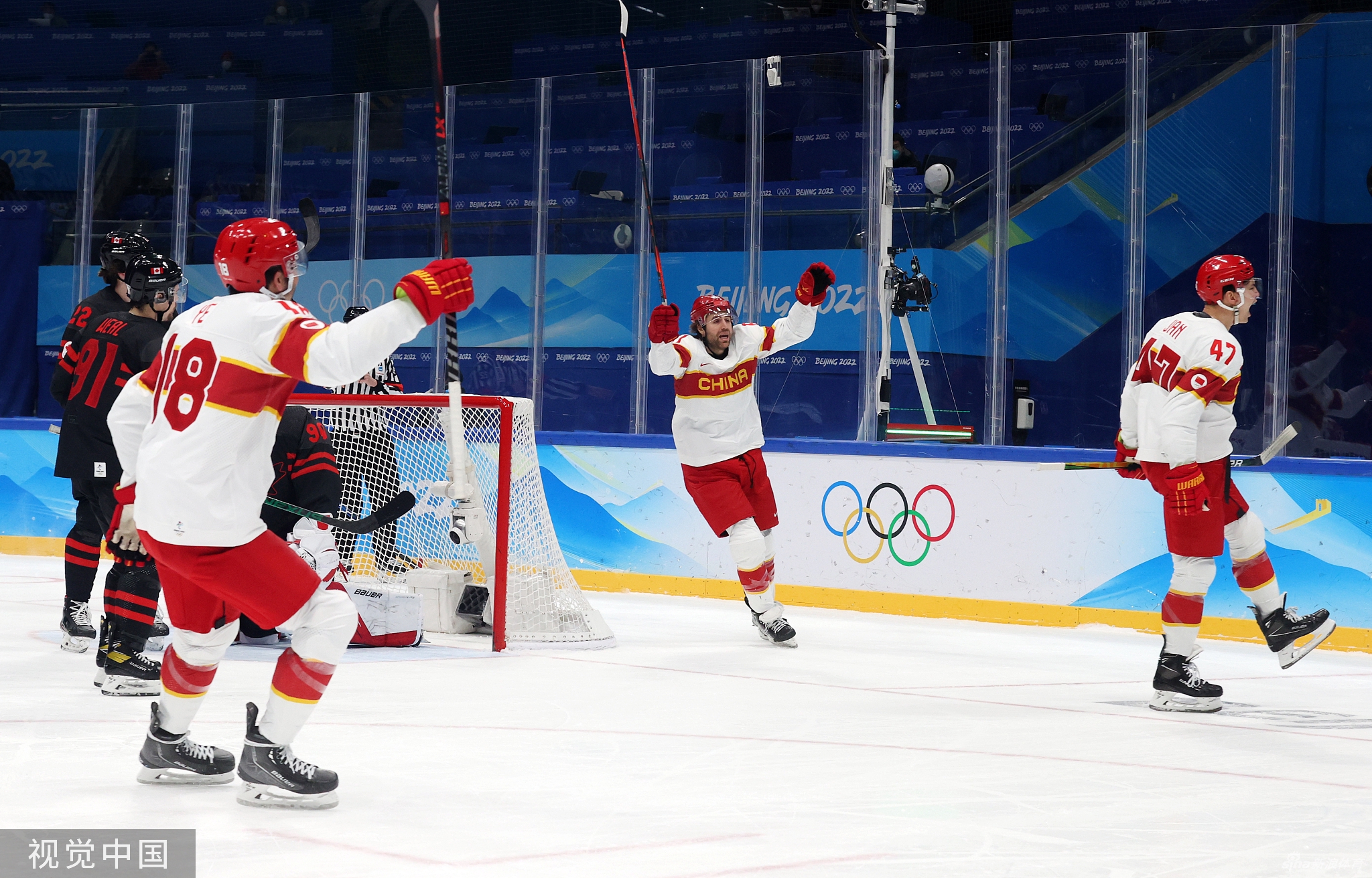 新浪直击男子冰球中国vs加拿大