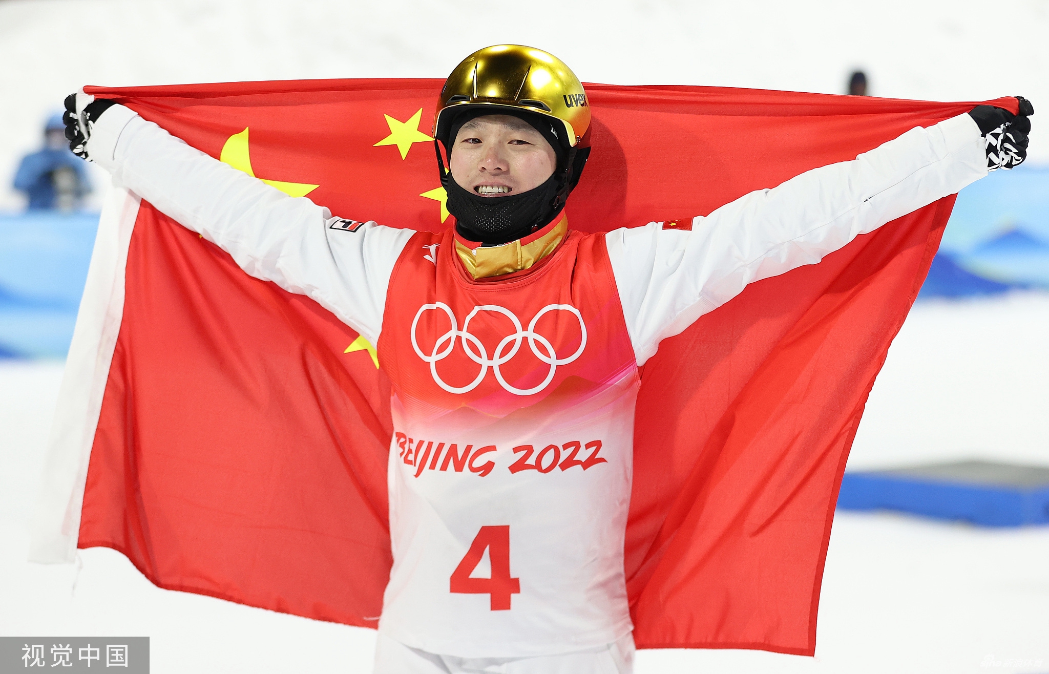 第七金！生涯大满贯！空中技巧齐广璞夺金