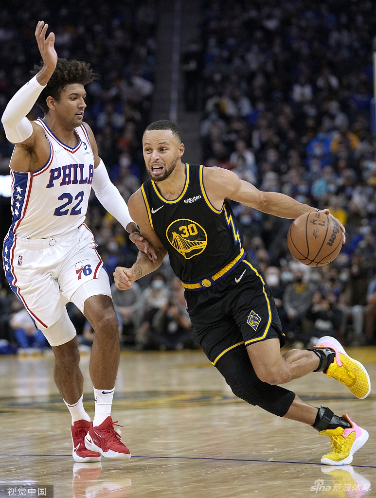 [NBA常规赛]76人96-116勇士