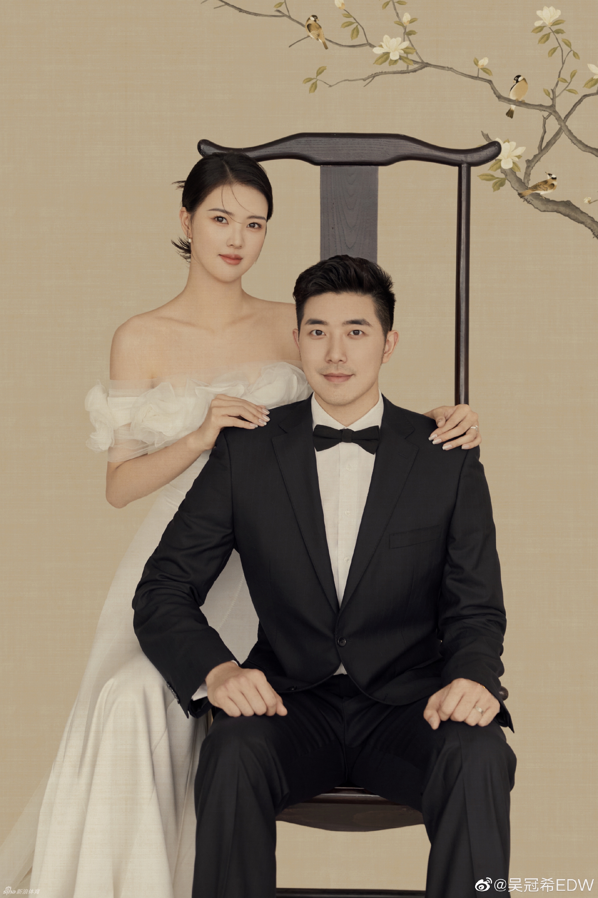 甜蜜！张常宁吴冠希六月举行婚礼