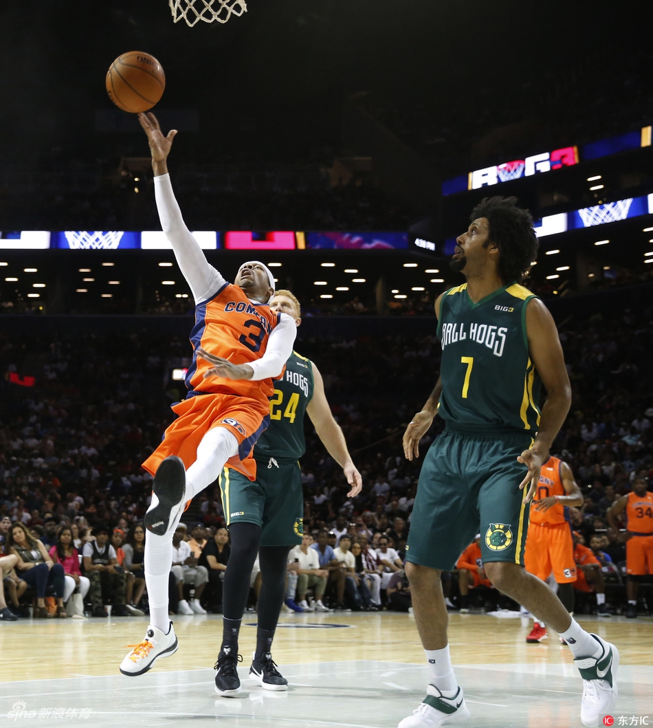 当地时间2017年6月25日,美国纽约,美国big3联赛开战.