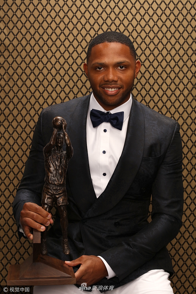 2017nba颁奖礼获奖者写真