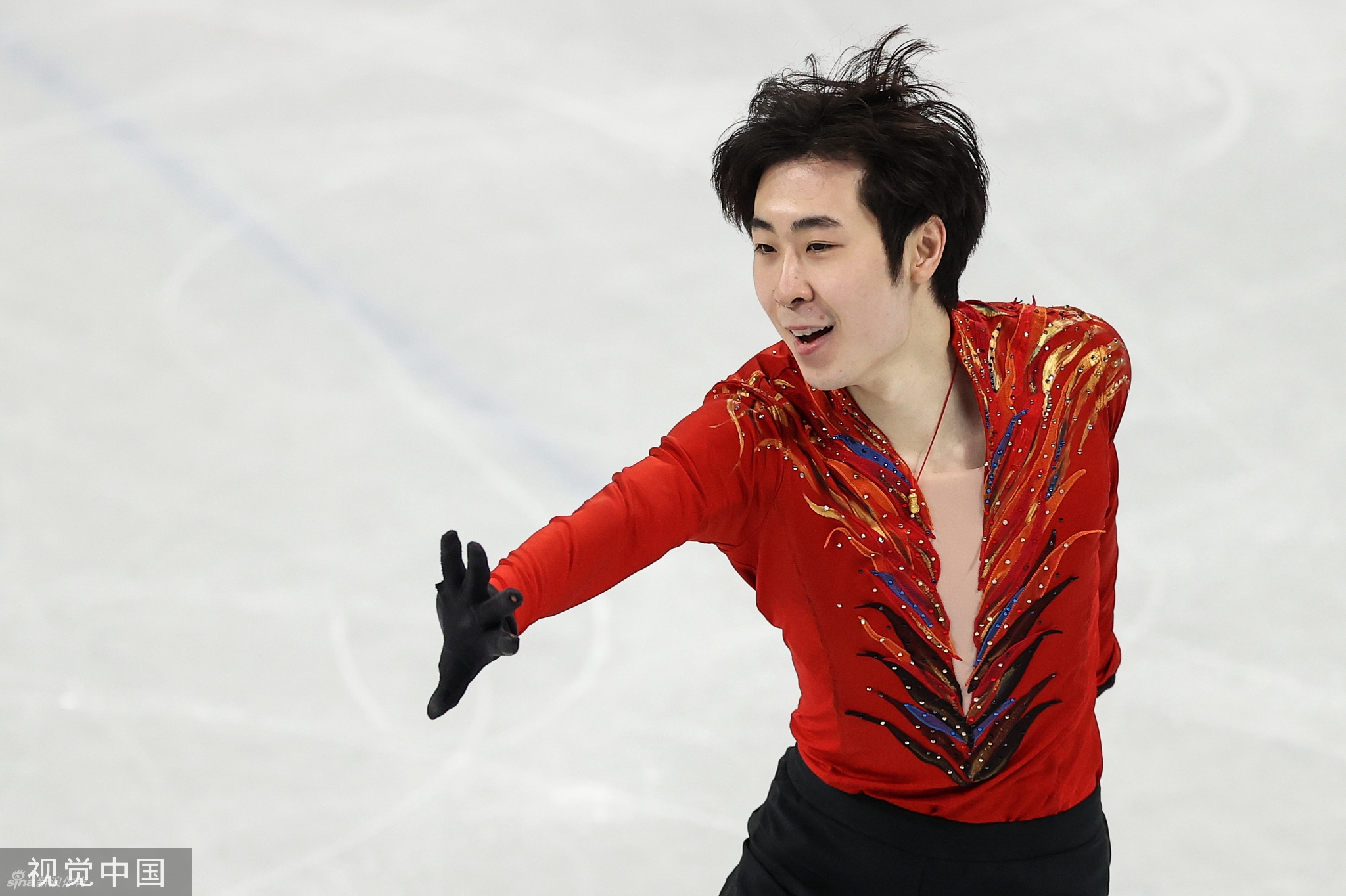 花滑团体赛男单自由滑金博洋获第四