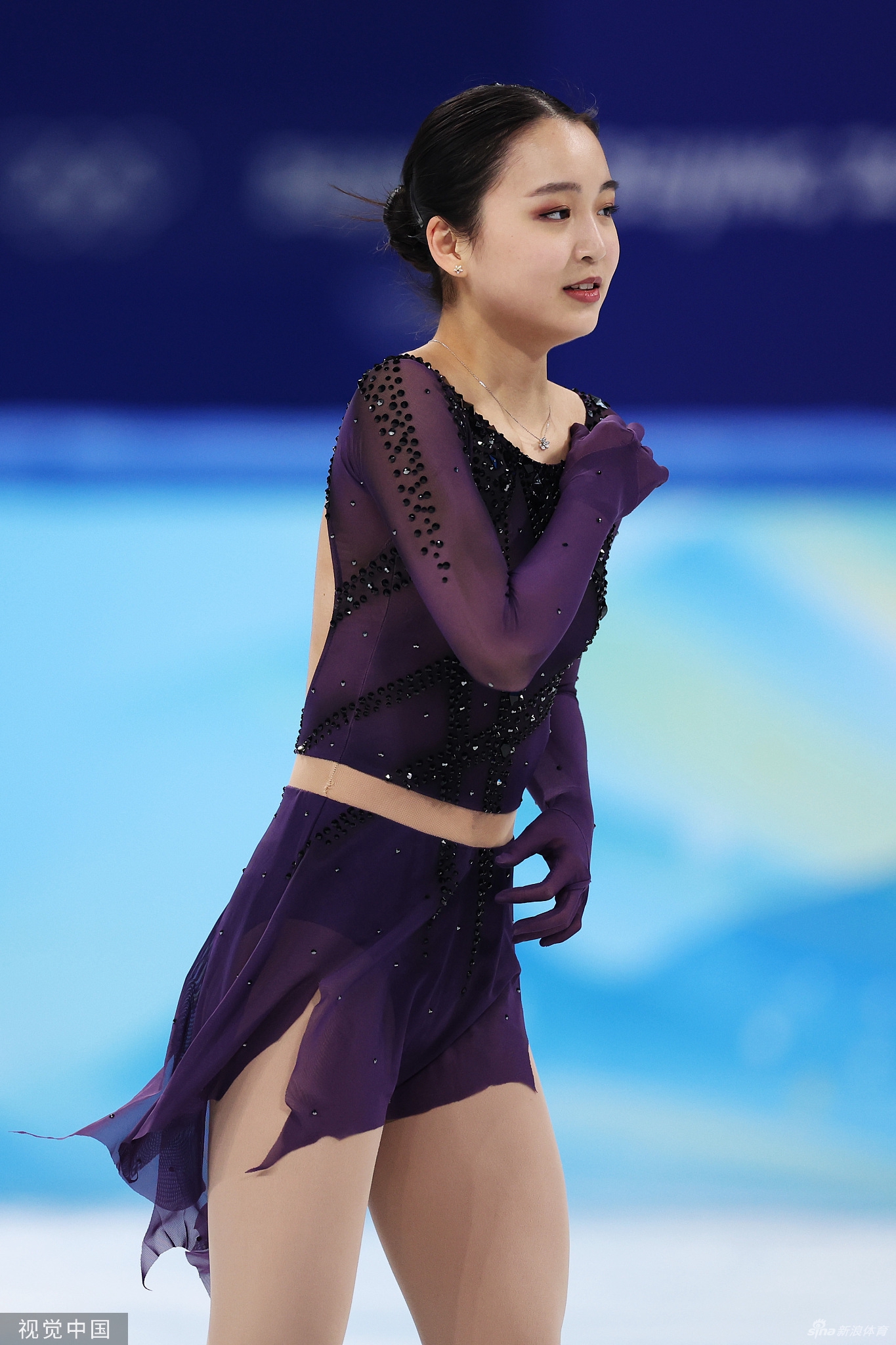 不再哭泣！朱易出战花滑女单短节目获第27