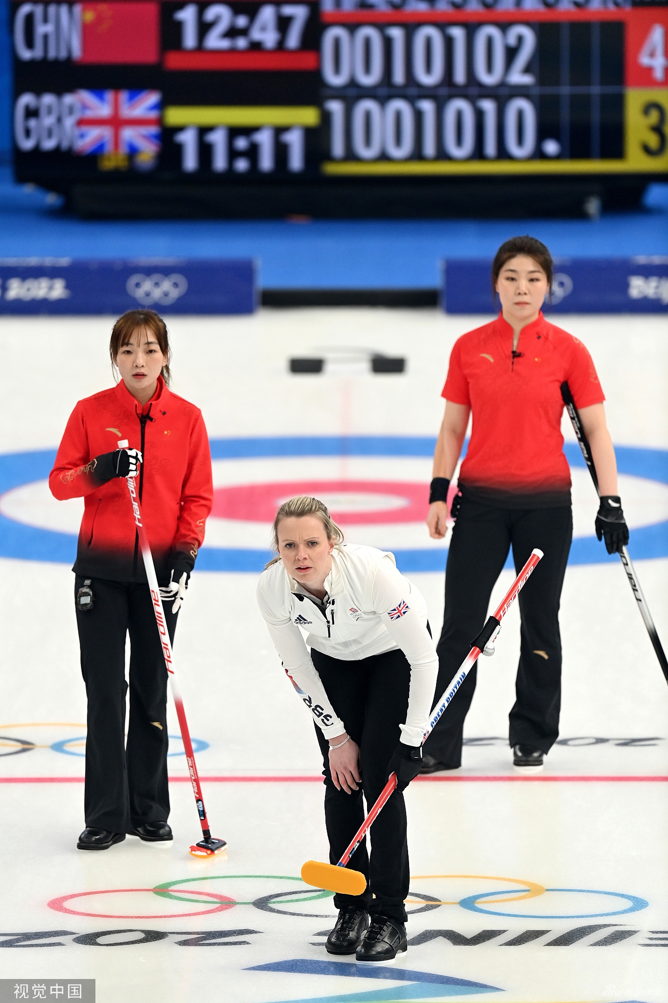 女子冰壶循环赛中国8-4击败英国
