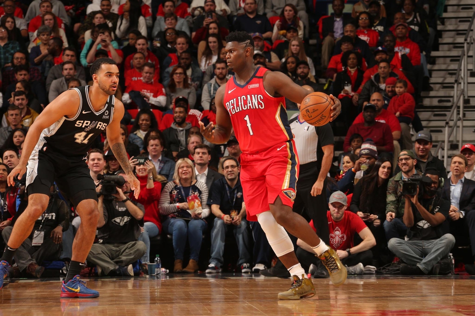 锡安首秀22+7末节砍17分 鹈鹕不敌马刺