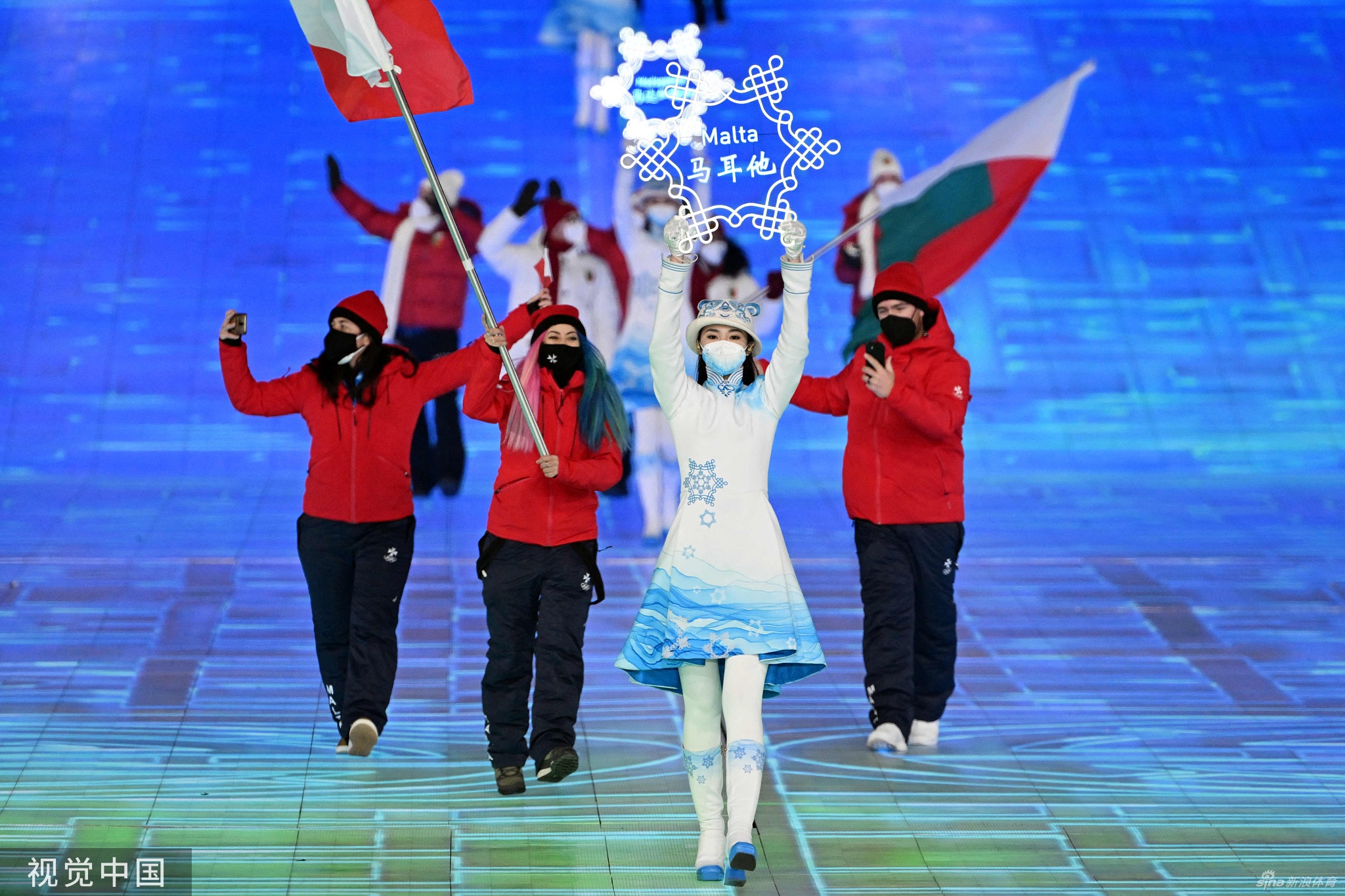 2022北京冬奥会开幕式各国运动员入场