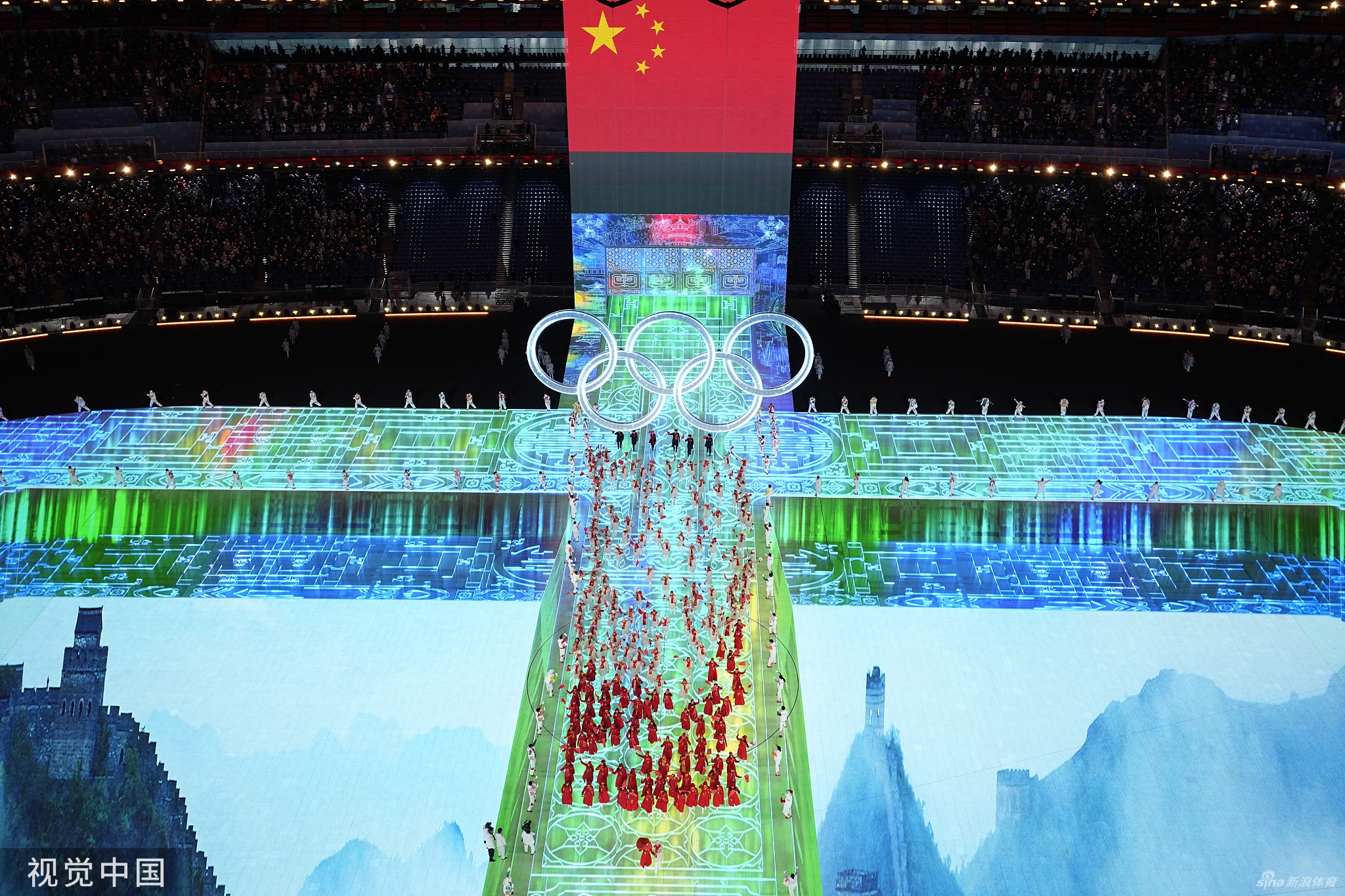 北京冬奥会开幕式中国代表团进场
