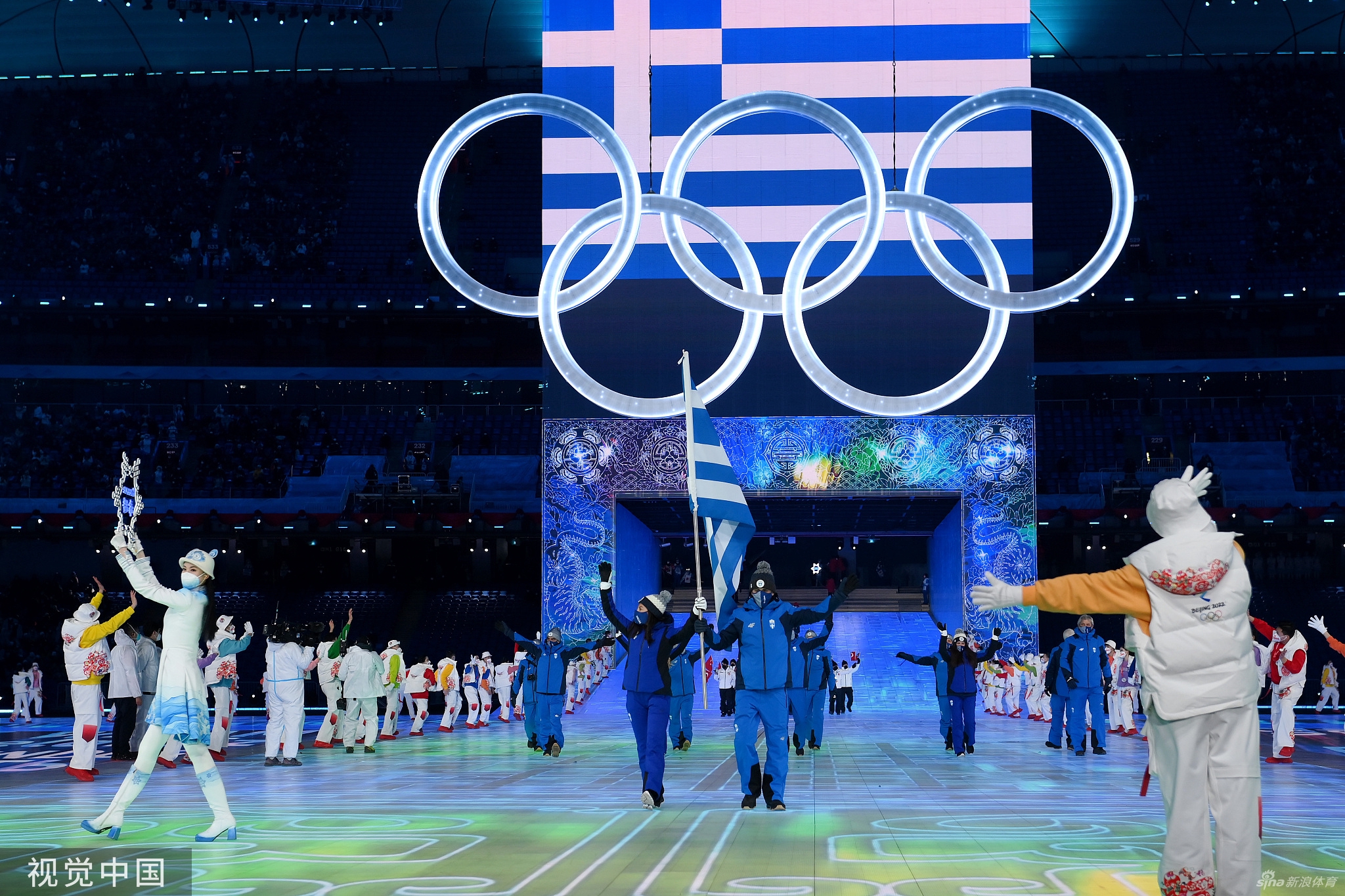 2022北京冬奥会开幕式各国运动员入场