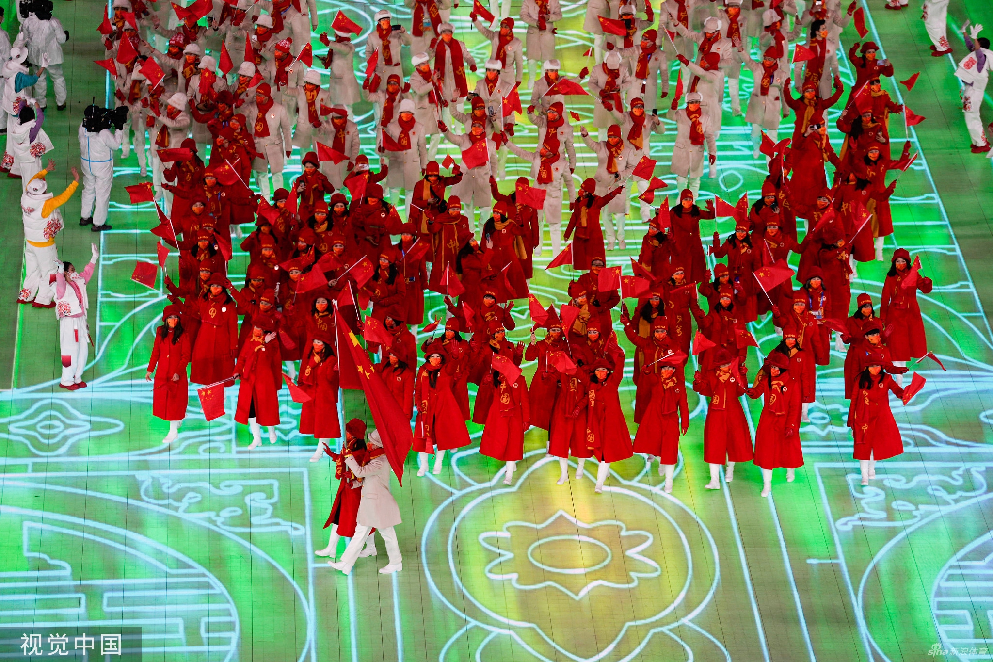 北京冬奥会开幕式中国代表团进场