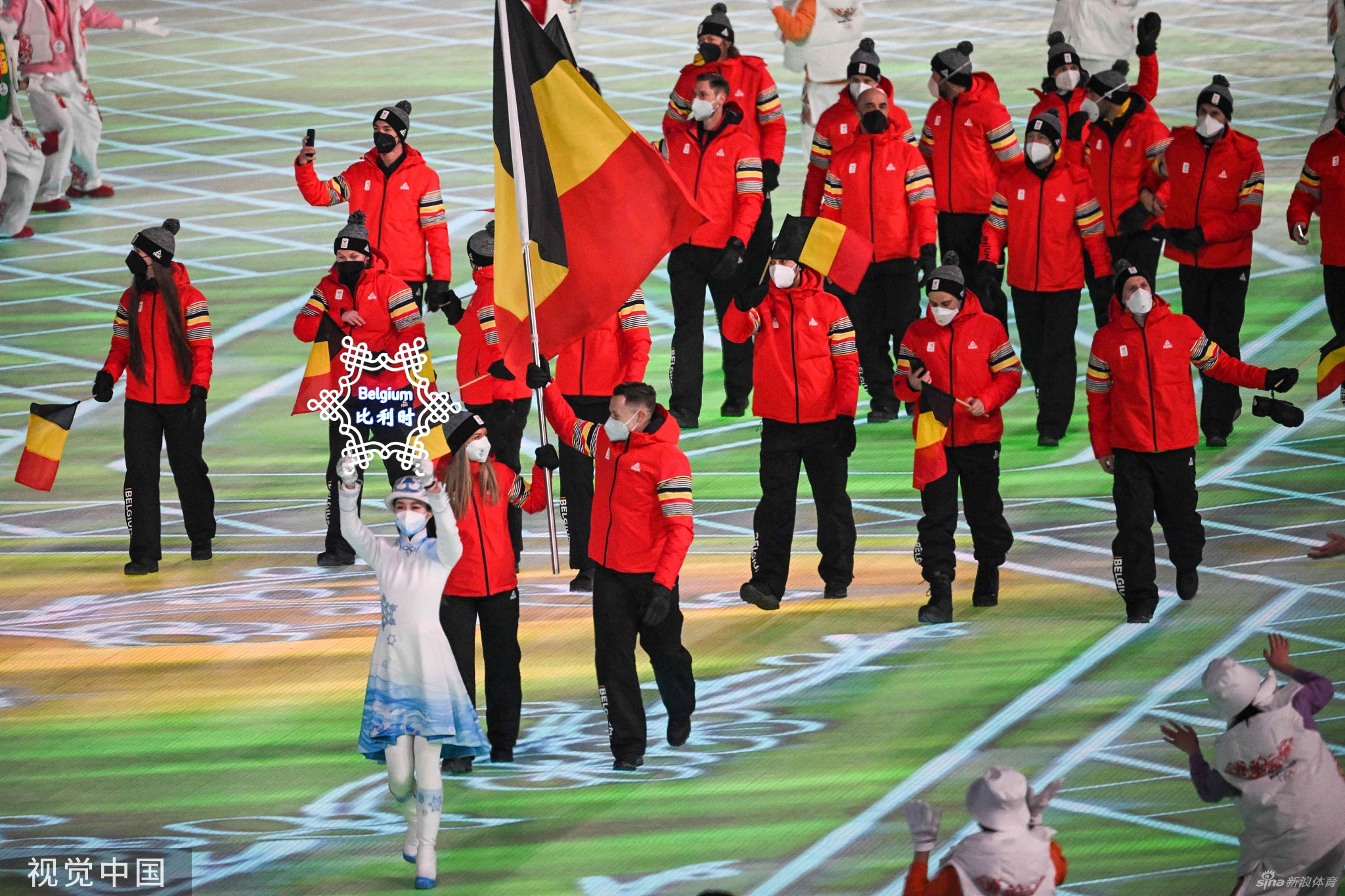 2022北京冬奥会开幕式各国运动员入场