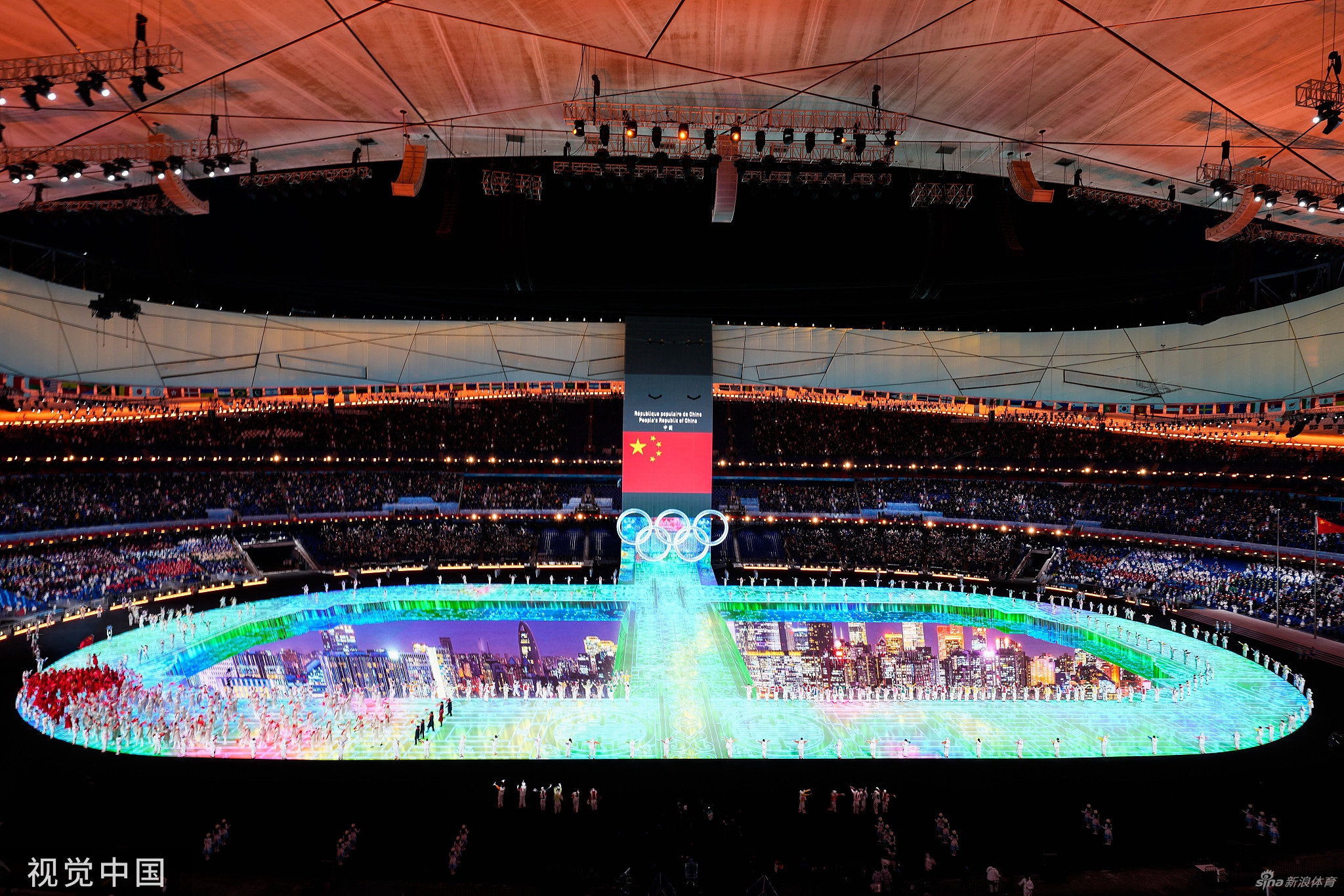 北京冬奥会开幕式中国代表团进场