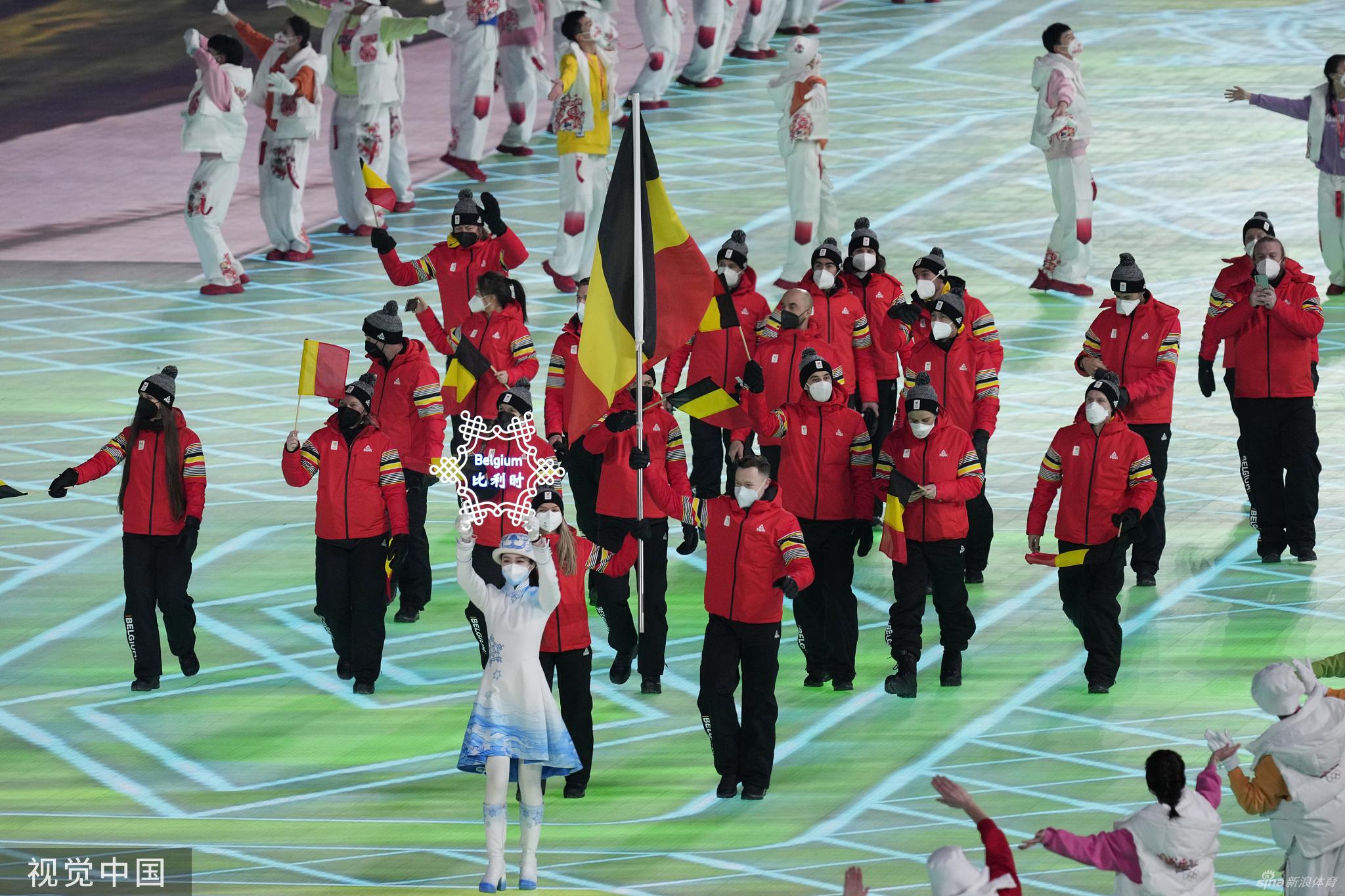 2022北京冬奥会开幕式各国运动员入场