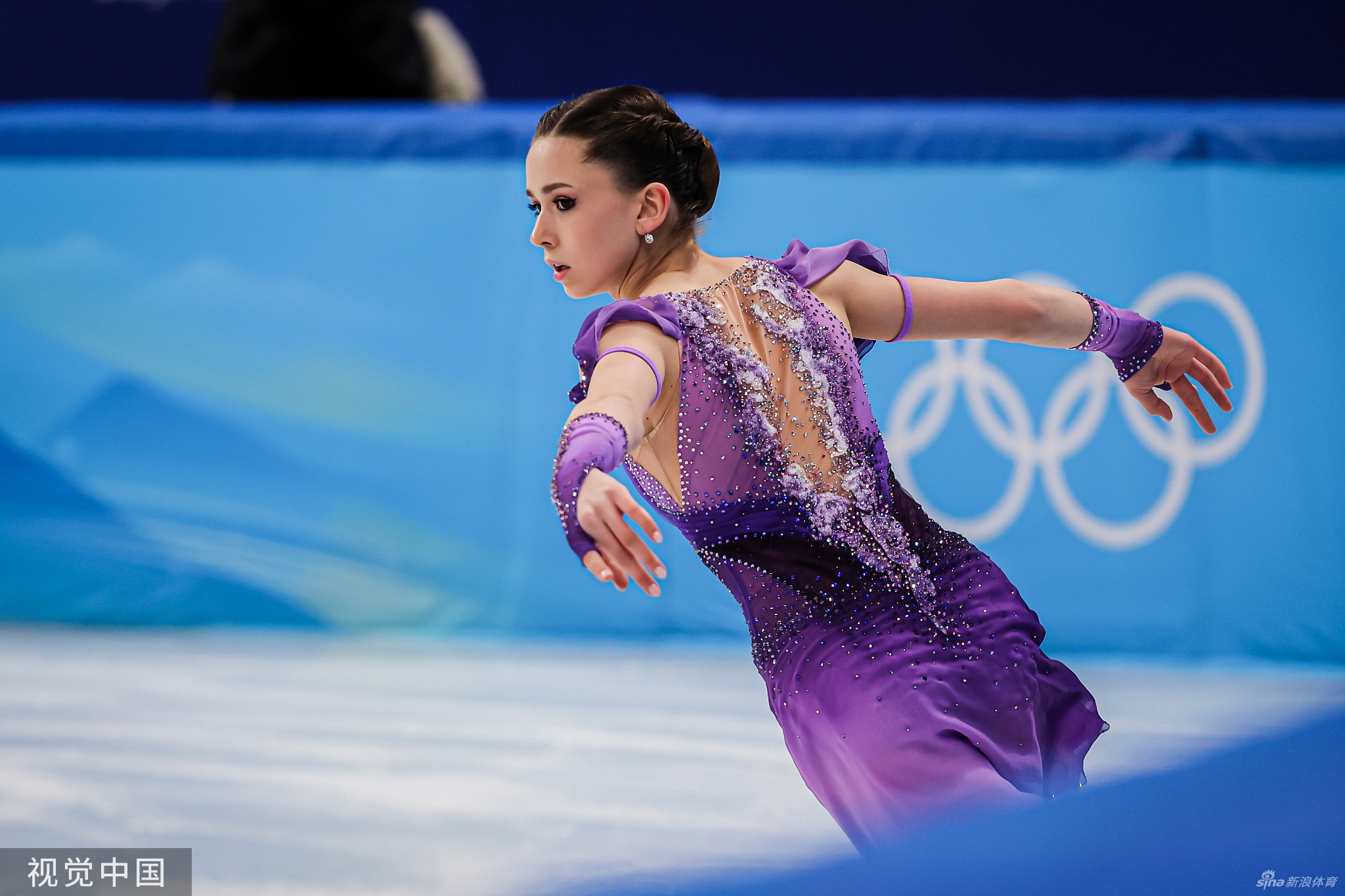 15岁俄罗斯花滑小美女K宝冬奥首秀拿第一