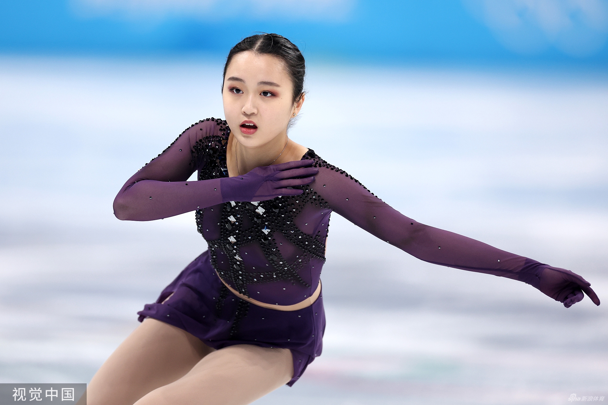 不再哭泣！朱易出战花滑女单短节目获第27