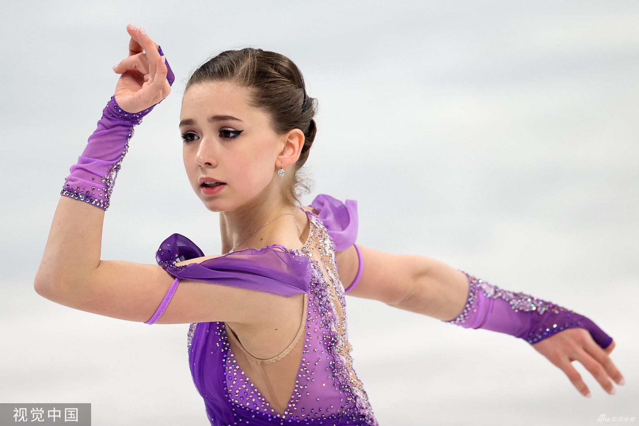 花样滑冰女单短节目K宝参赛