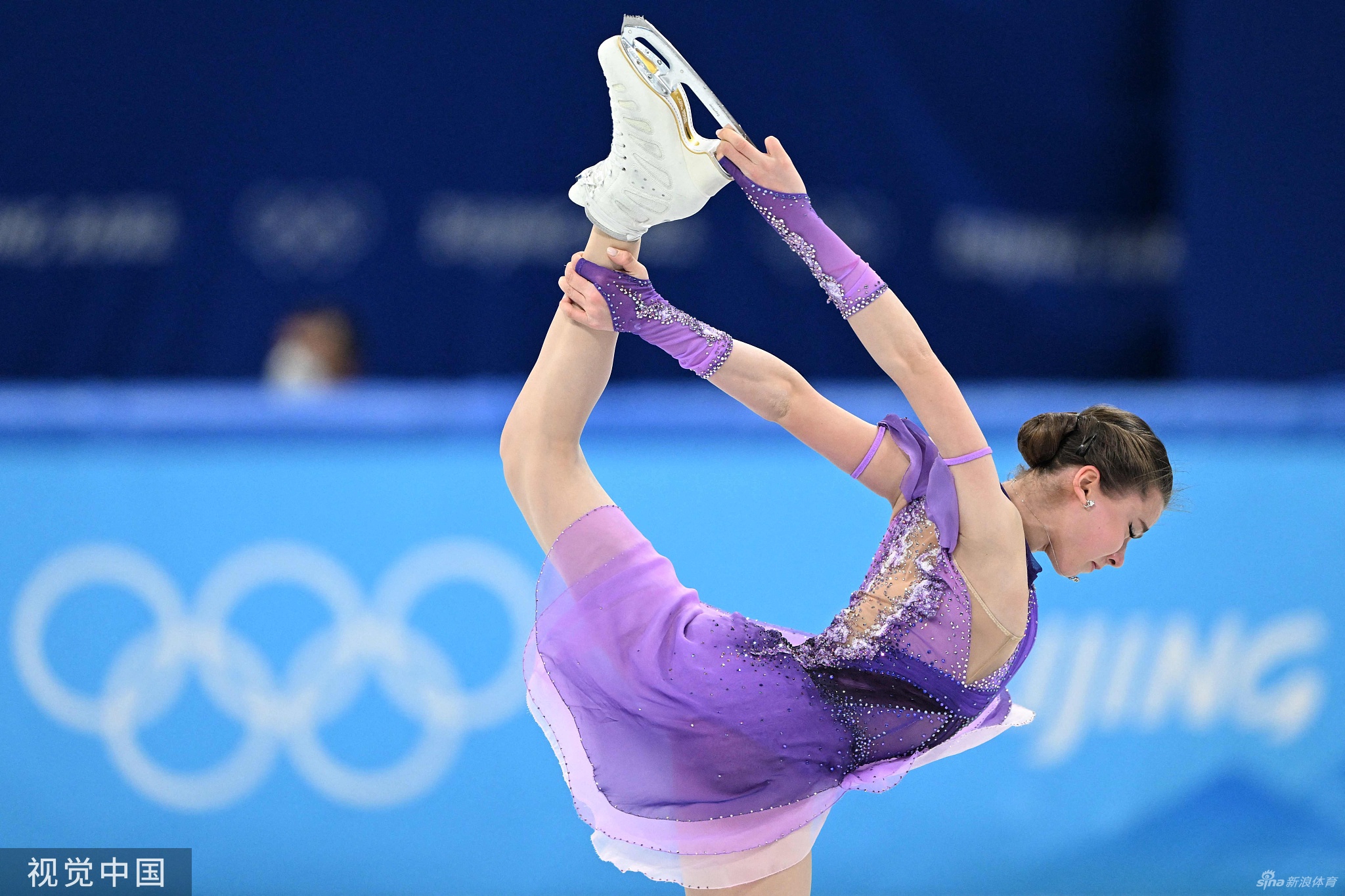 花样滑冰女单短节目K宝参赛
