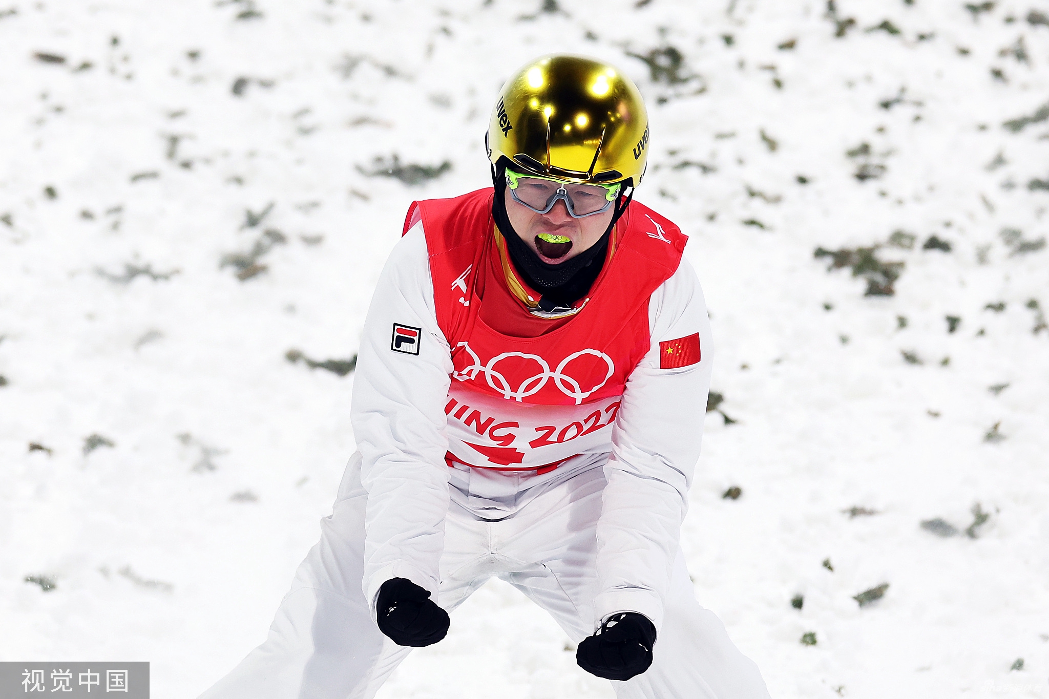 第七金！生涯大满贯！空中技巧齐广璞夺金