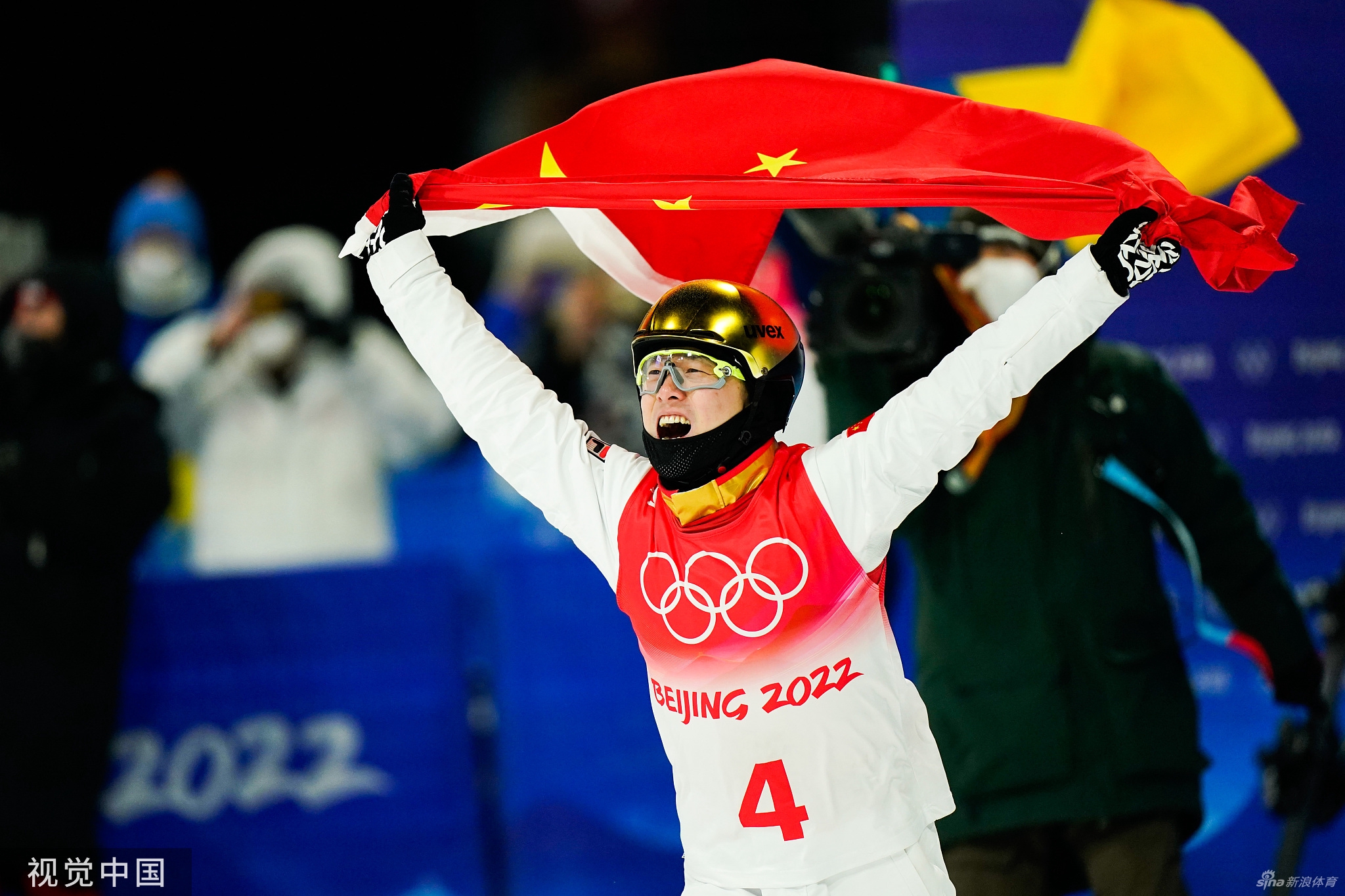 第七金！生涯大满贯！空中技巧齐广璞夺金