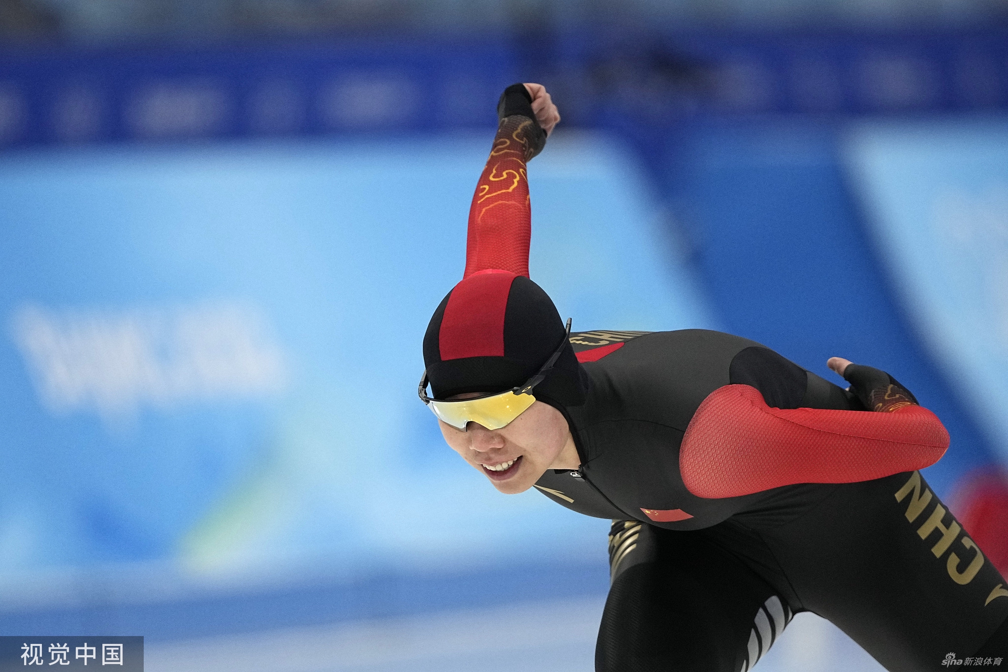 速滑1000米李奇时/殷琦第14和15 金京珠22