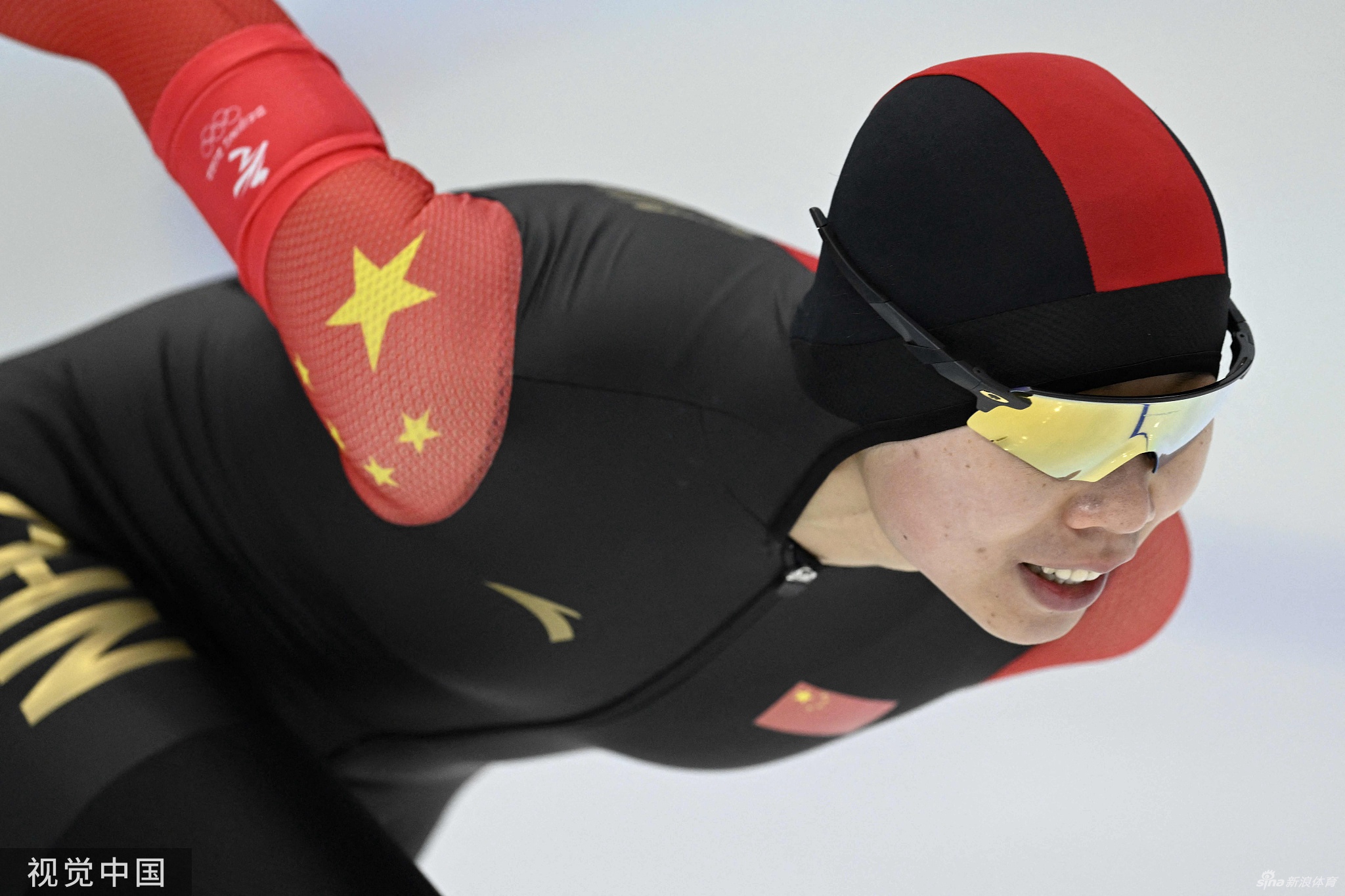 速滑1000米李奇时/殷琦第14和15 金京珠22