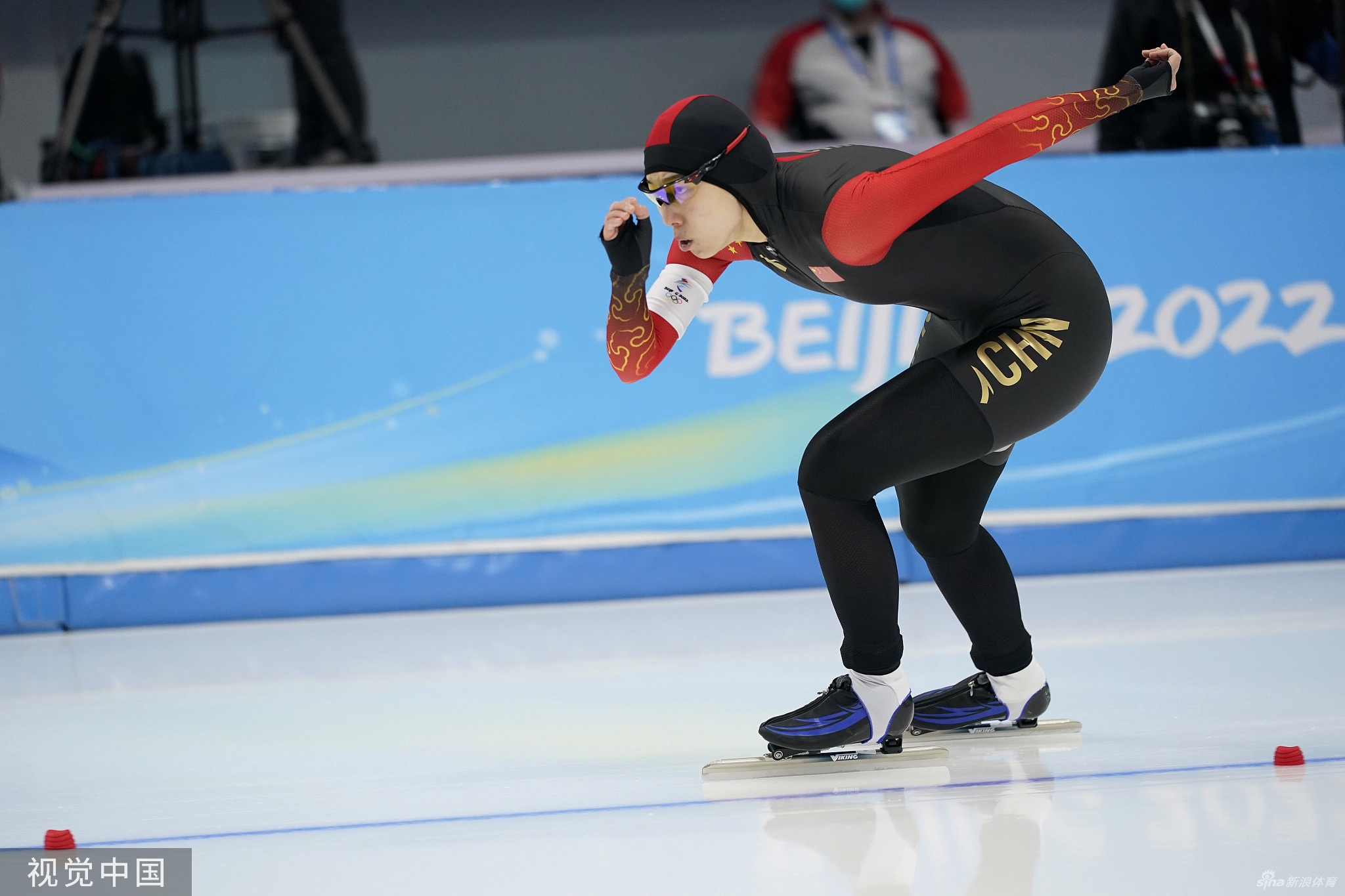 速滑1000米李奇时/殷琦第14和15 金京珠22