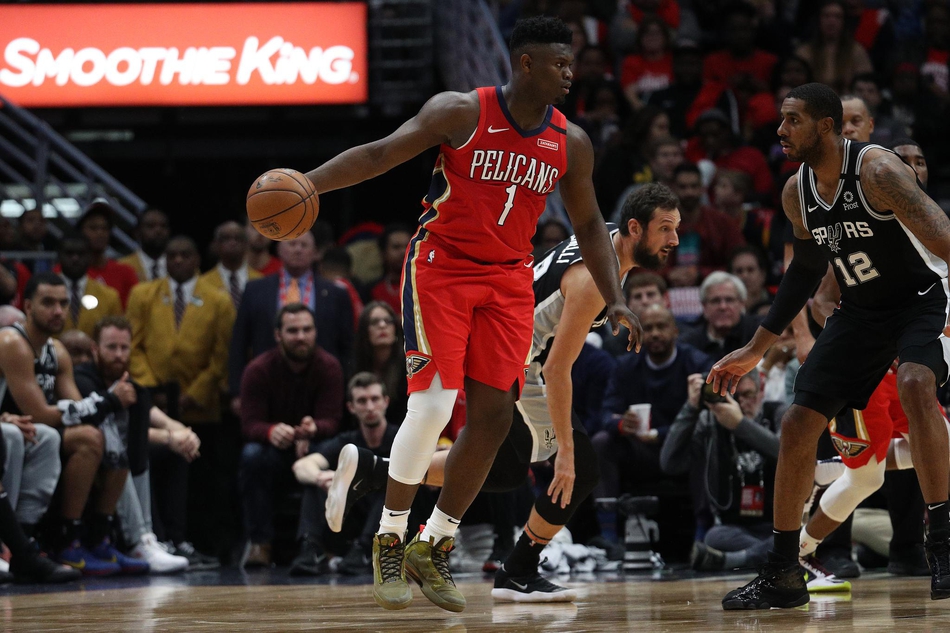 锡安首秀22+7末节砍17分 鹈鹕不敌马刺