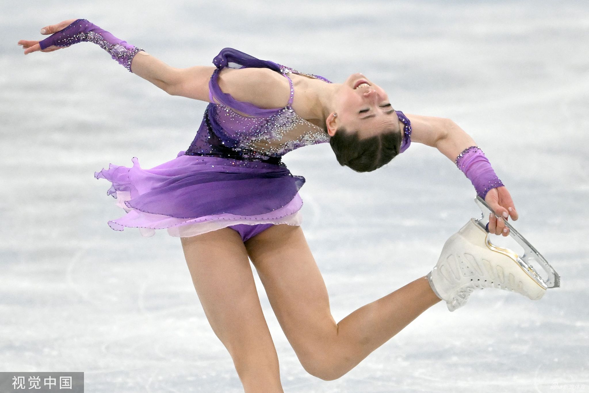 15岁俄罗斯花滑小美女K宝冬奥首秀拿第一