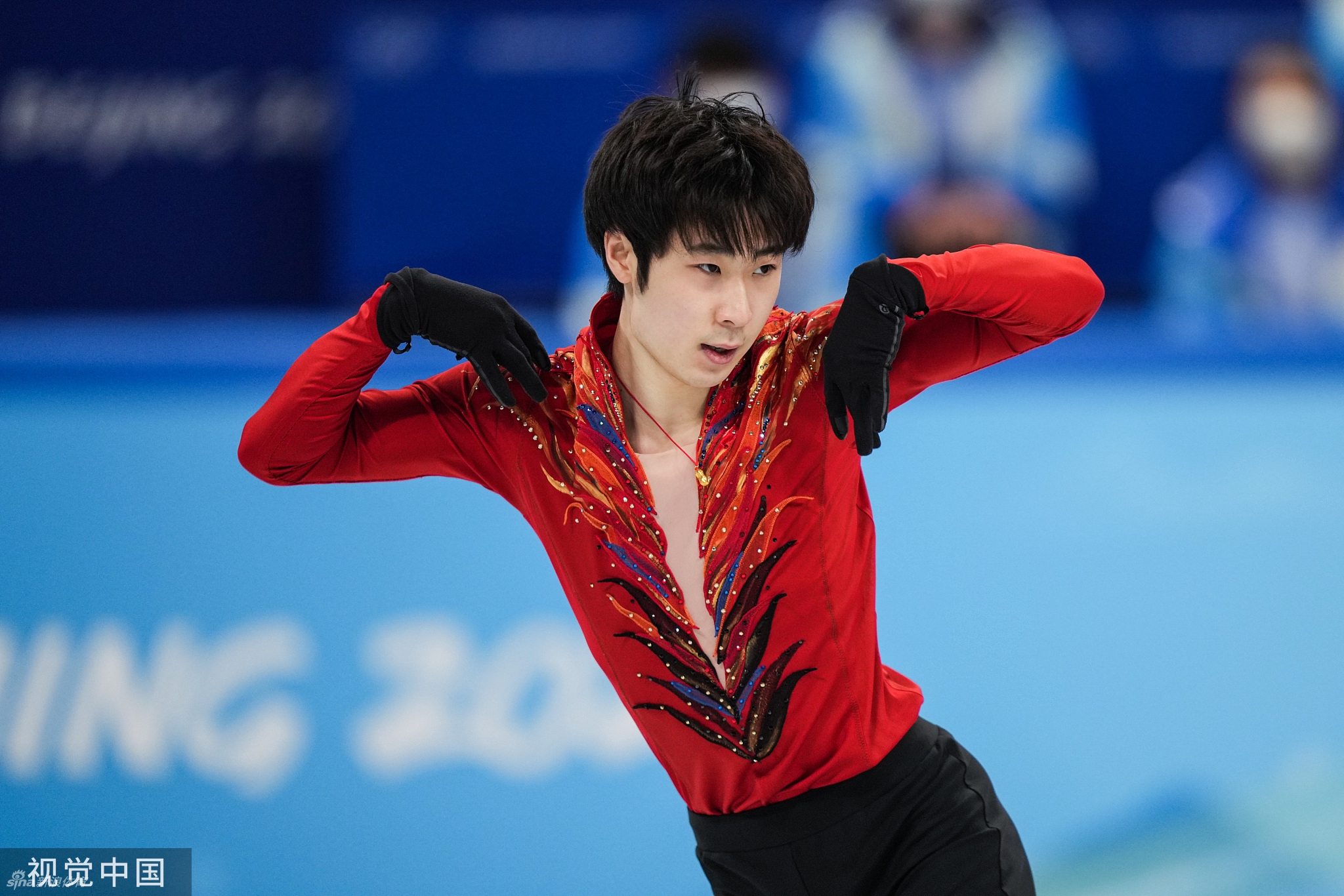 花滑团体赛男单自由滑金博洋获第四