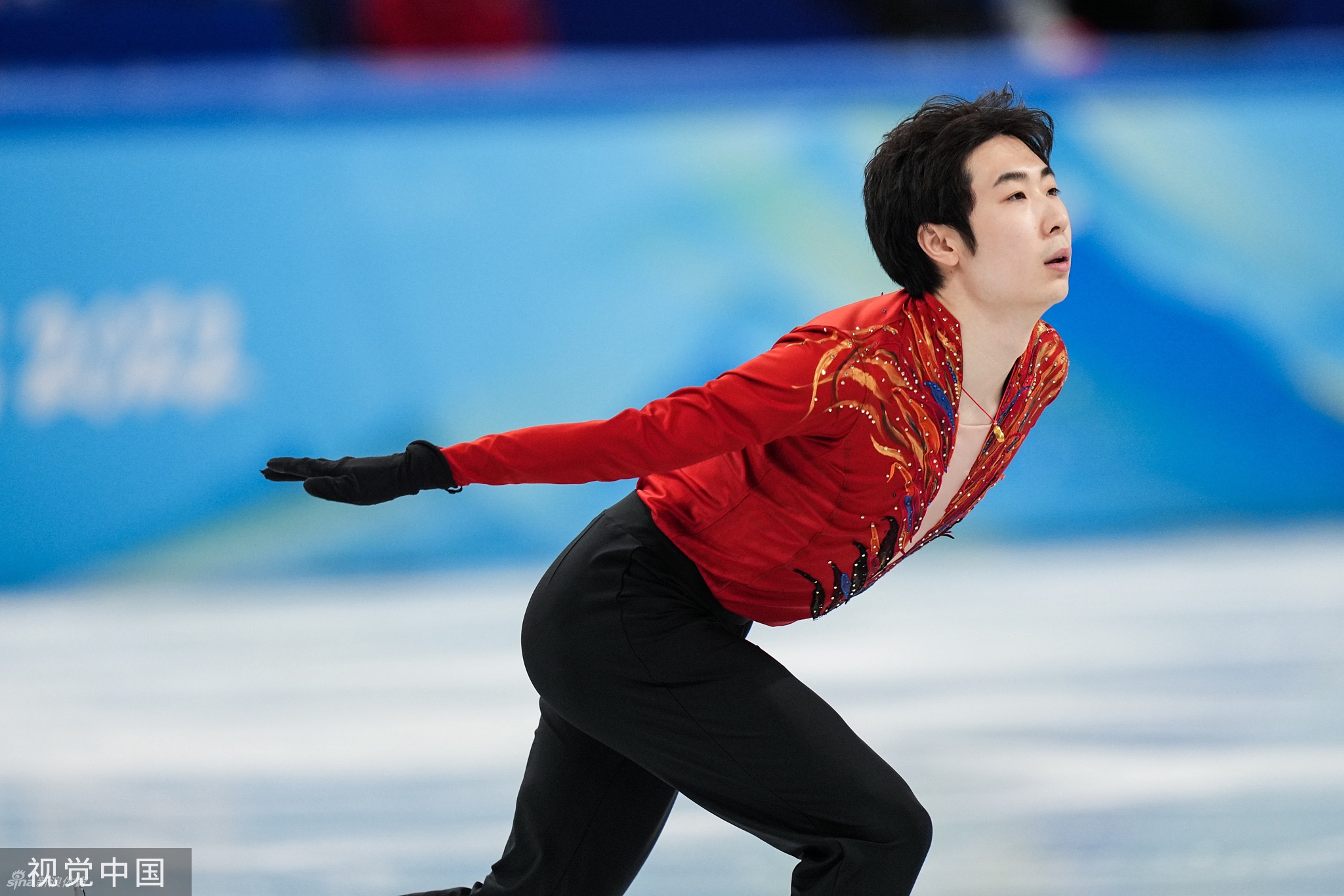 花滑团体赛男单自由滑金博洋获第四