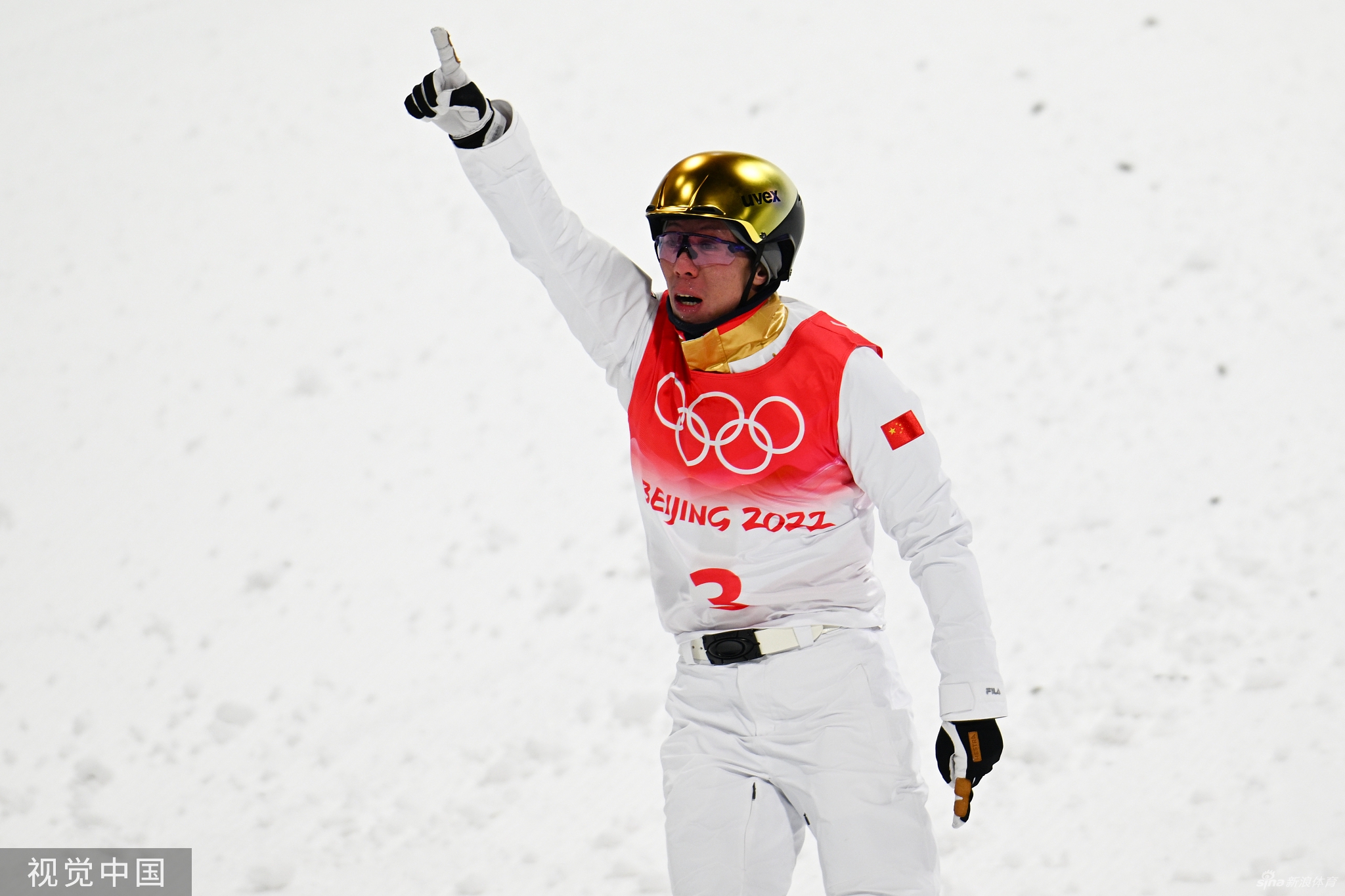 第七金！生涯大满贯！空中技巧齐广璞夺金