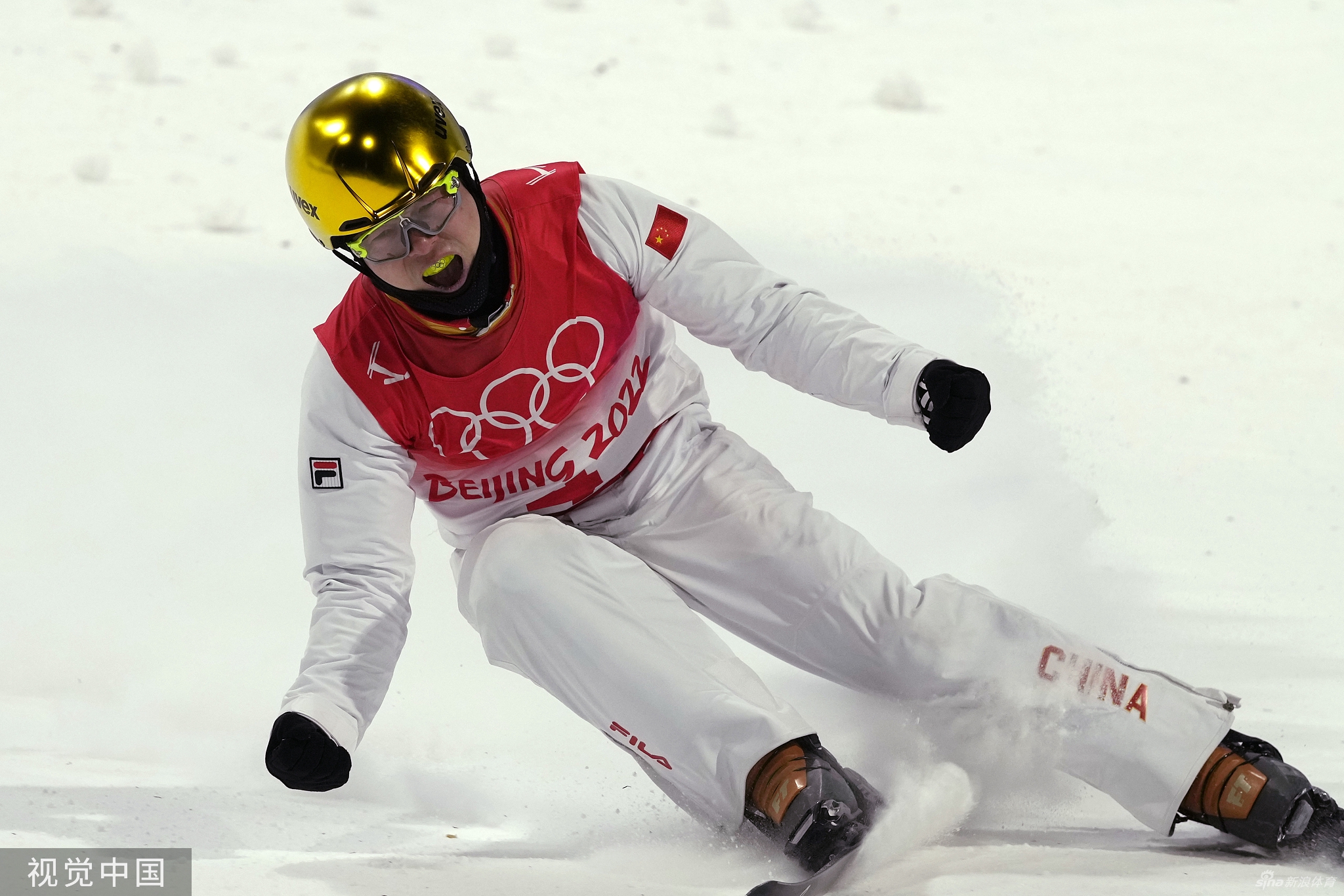 第七金！生涯大满贯！空中技巧齐广璞夺金