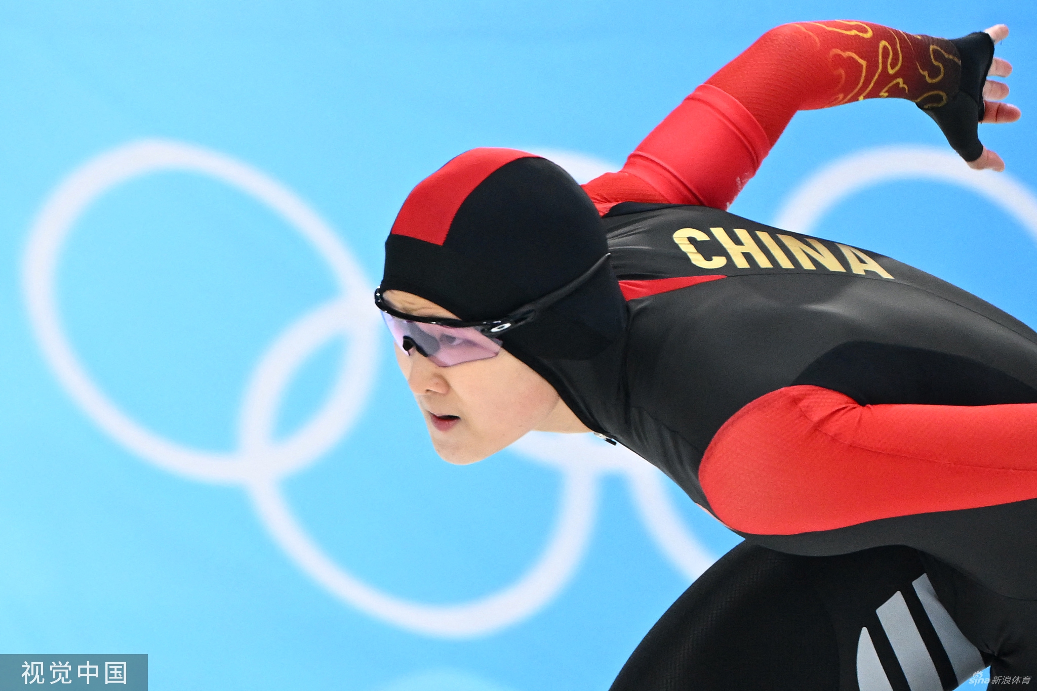 速滑1000米李奇时/殷琦第14和15 金京珠22