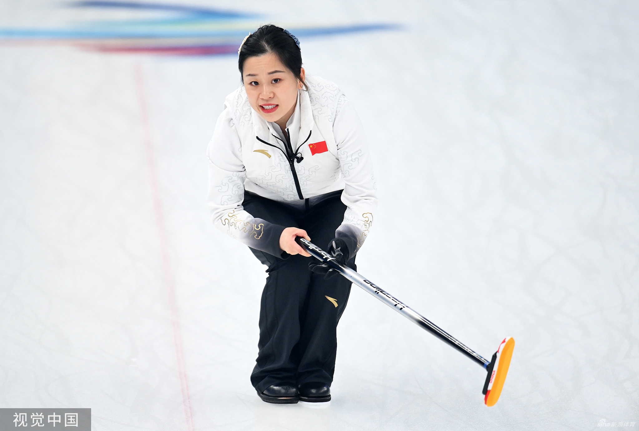 女子冰壶循环赛中国vs加拿大