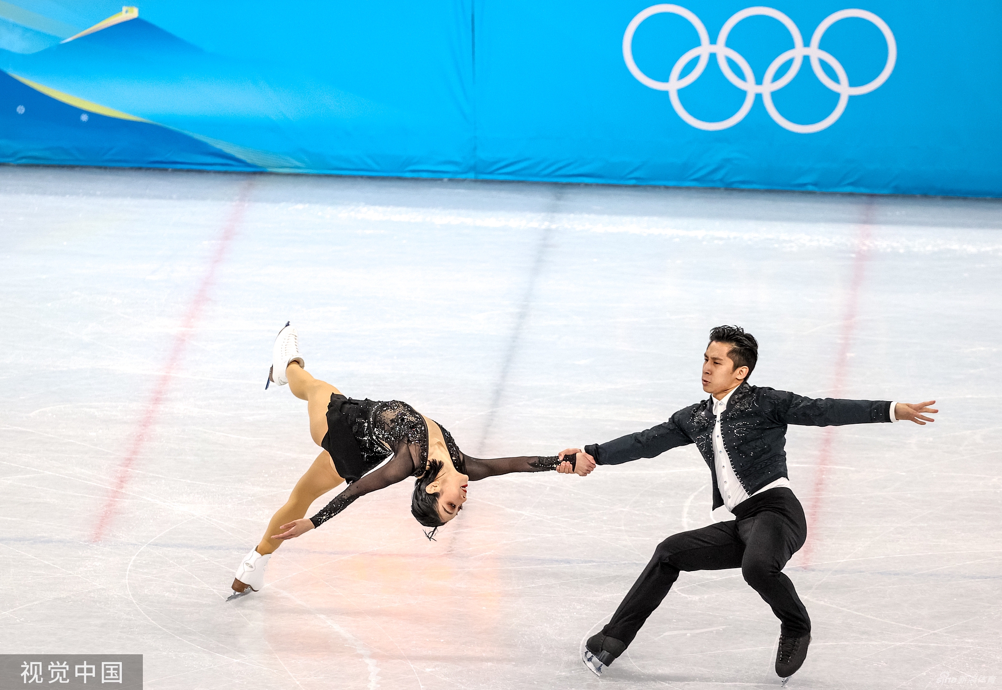 [冬奥花滑]隋文静/韩聪团体赛双人短节目第一