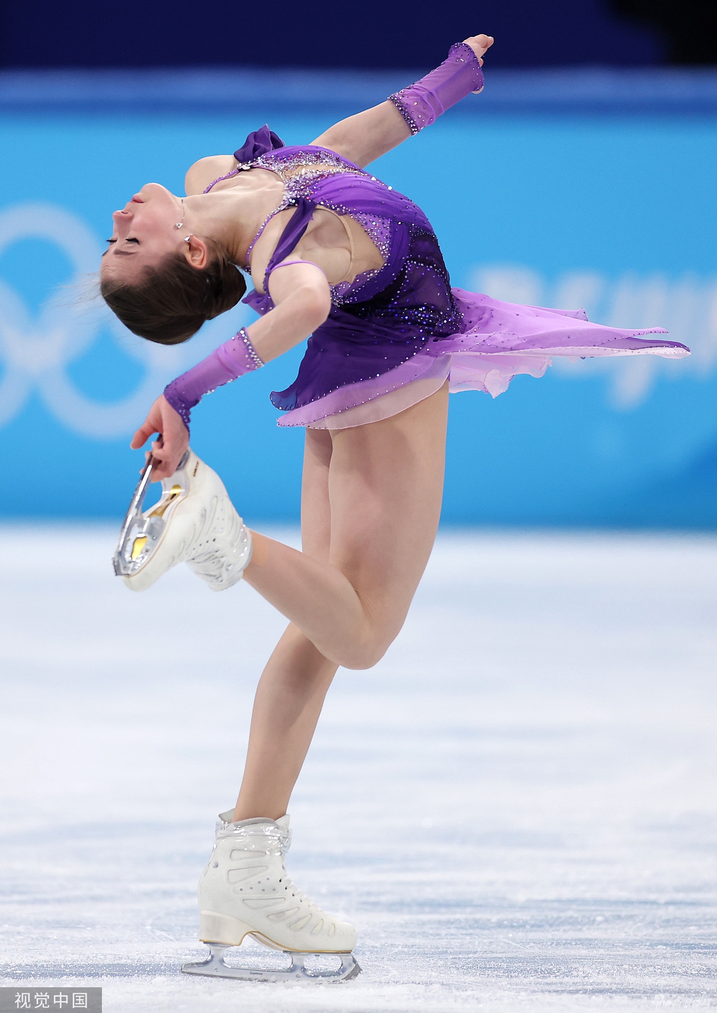 花样滑冰女单短节目K宝参赛