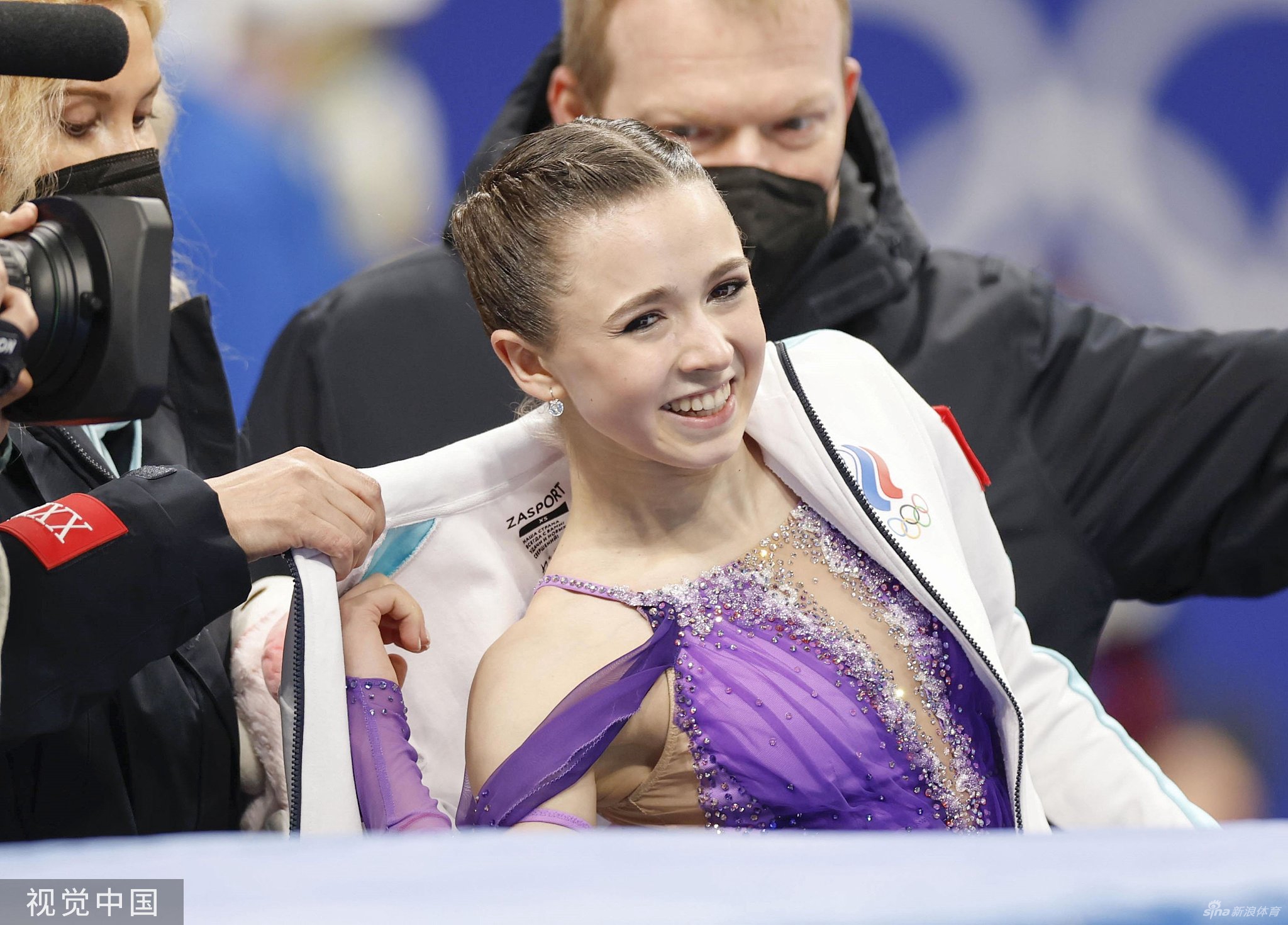 15岁俄罗斯花滑小美女K宝冬奥首秀拿第一