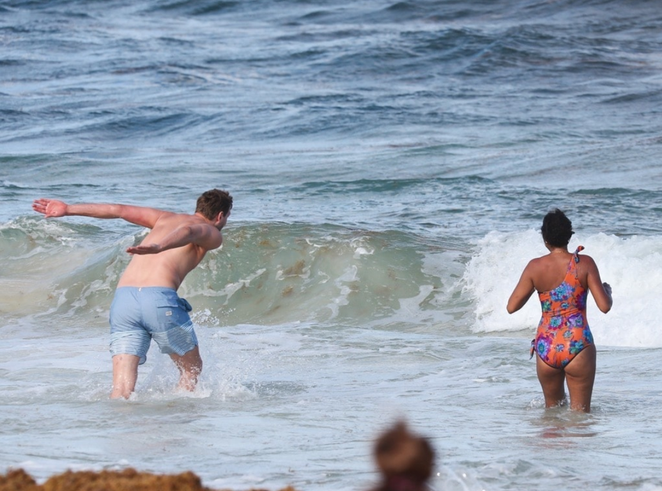 诺天王墨西哥海滩度假秀人鱼线