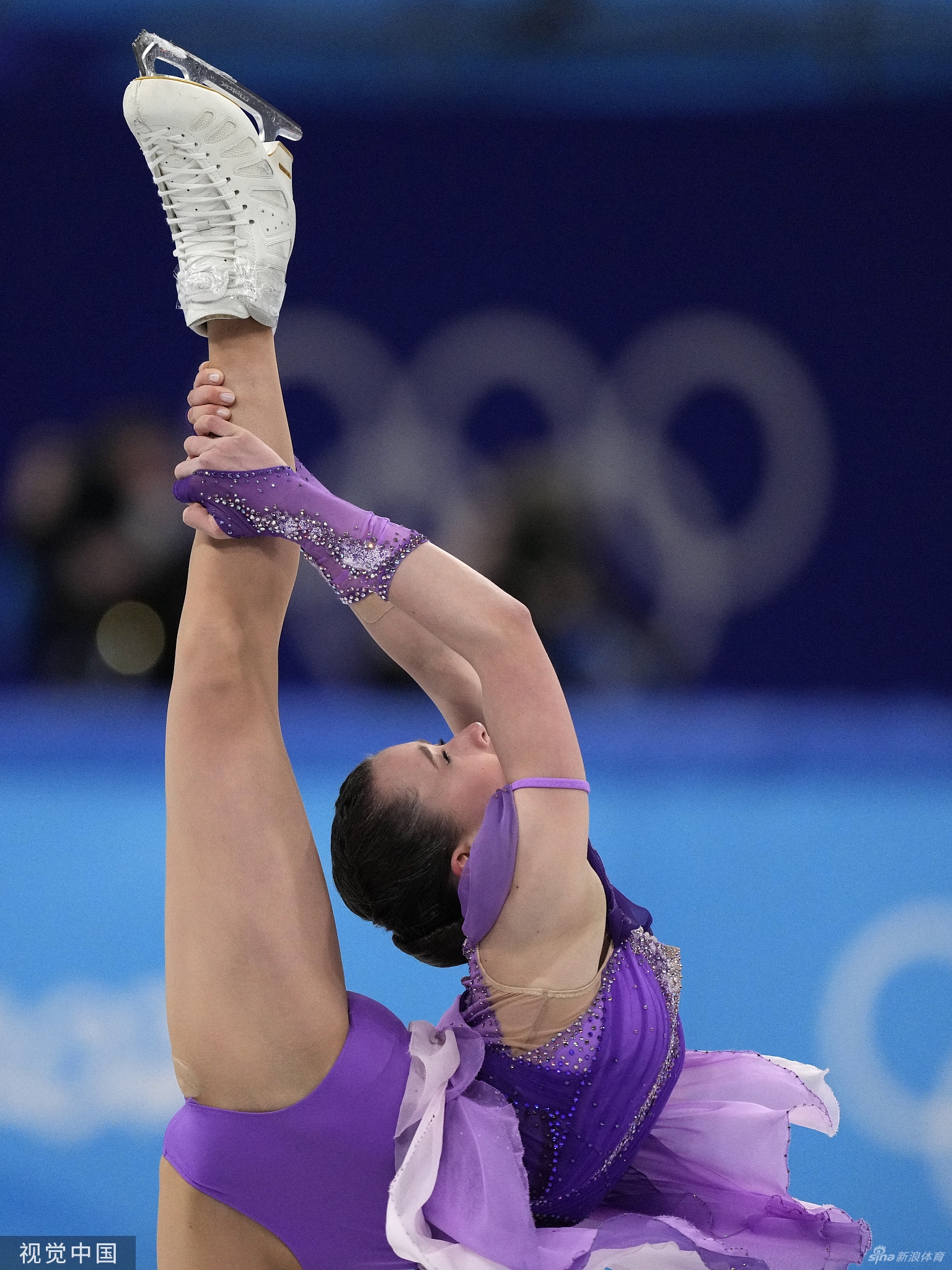 15岁俄罗斯花滑小美女K宝冬奥首秀拿第一