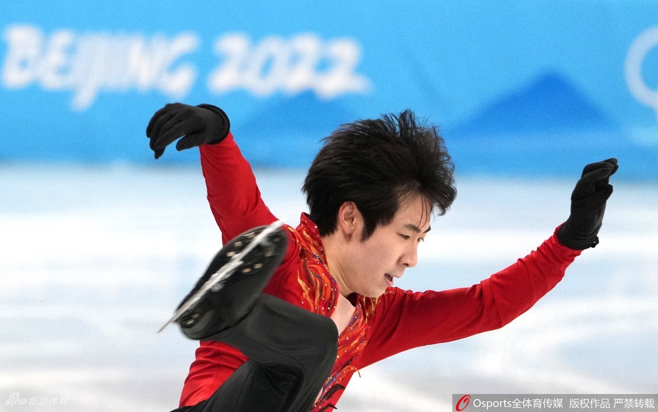 花滑团体赛男单自由滑金博洋获第四