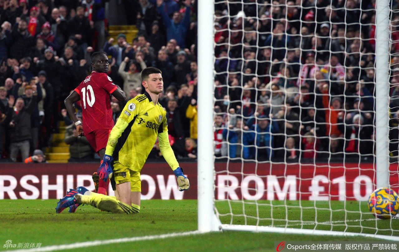 [英超]利物浦6-0利兹联 萨拉赫马内梅开二度