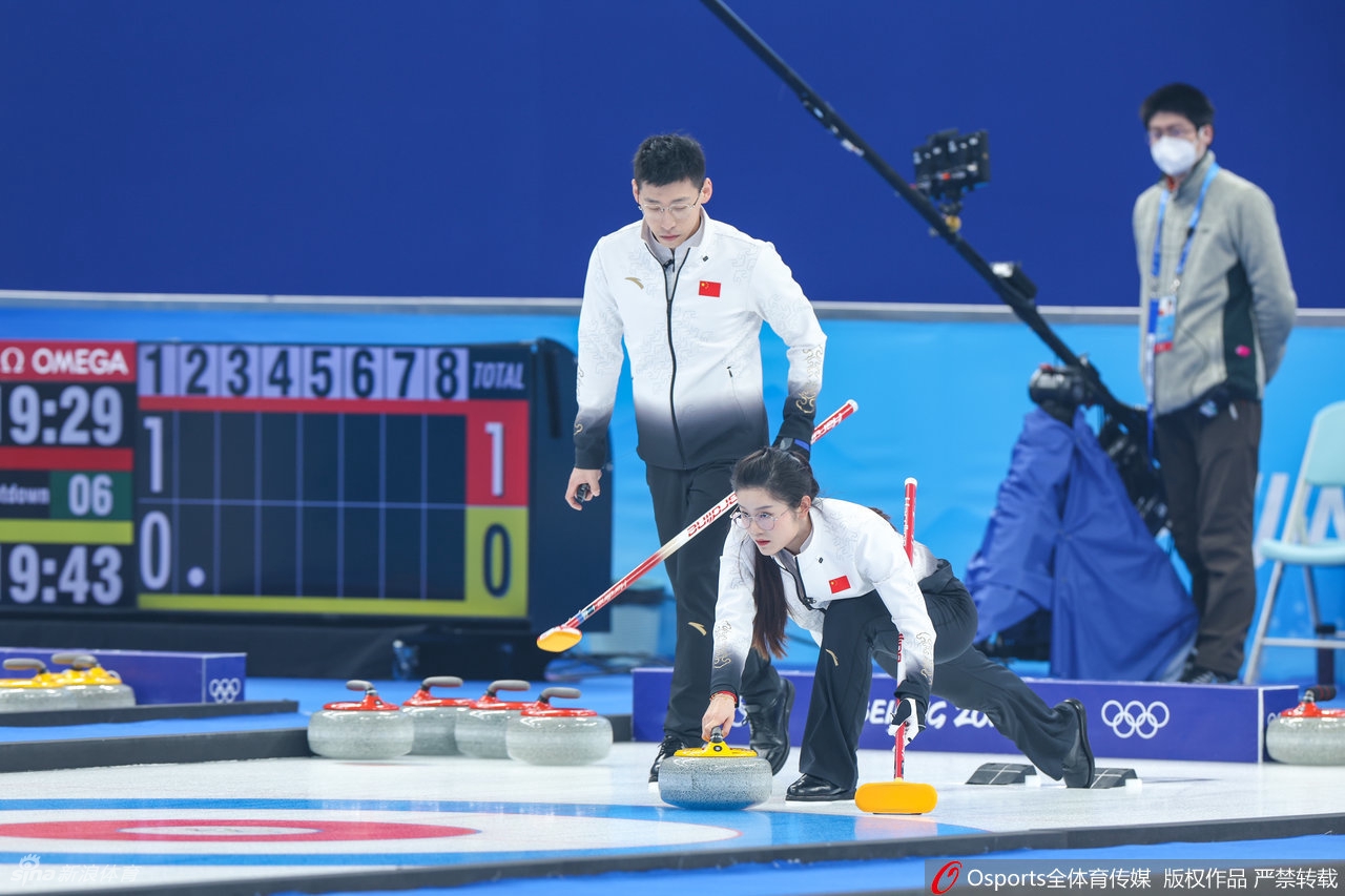 5连败！混双冰壶范苏圆/凌智5-6英国