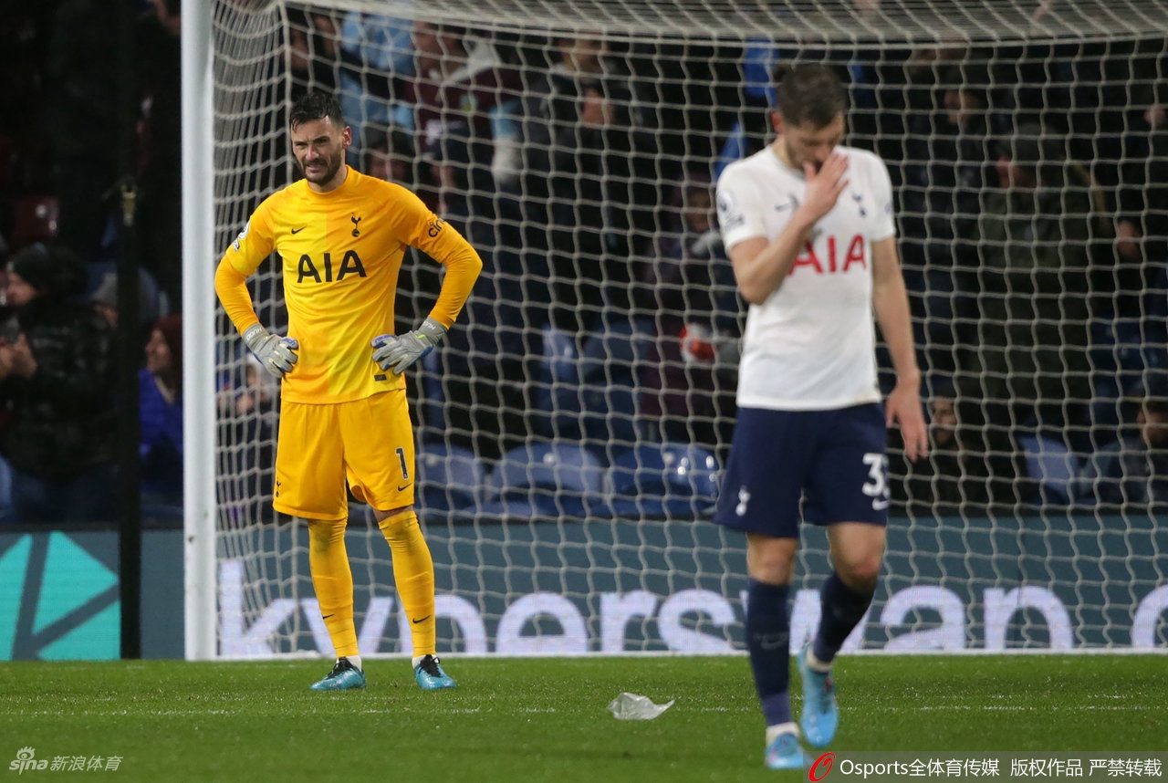 [英超]热刺0-1伯恩利 孙兴O凯恩哑火