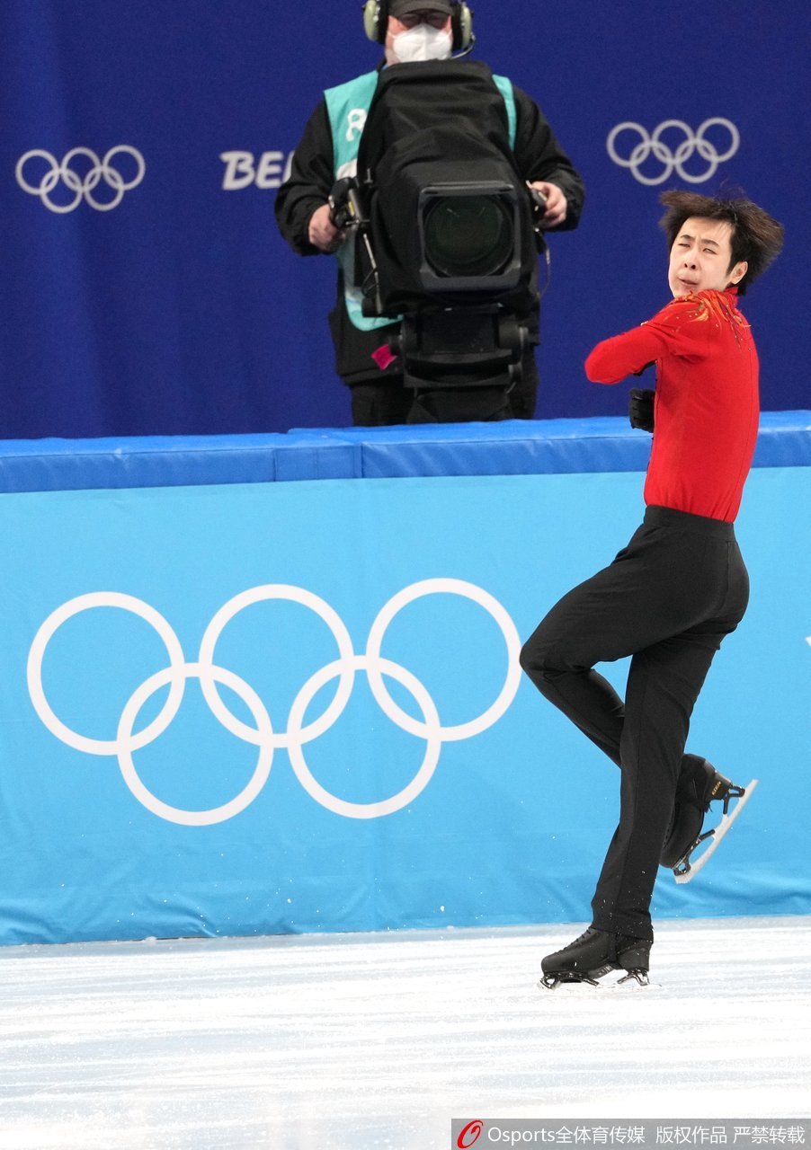 花滑团体赛男单自由滑金博洋获第四