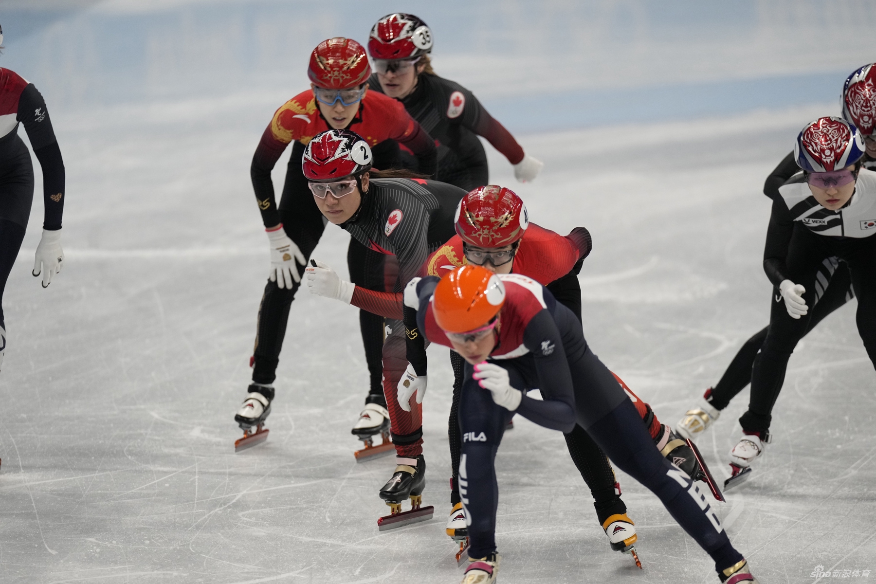 速滑女子3000米接力中国队获铜牌