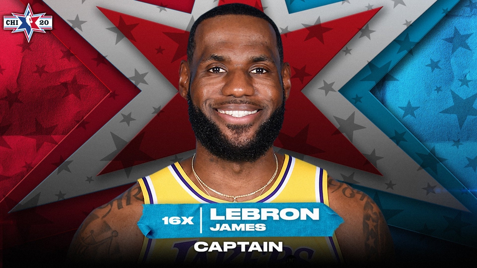 2020全明星首发出炉 詹姆斯字母哥领衔