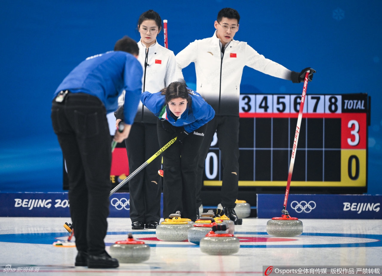 6连败！混双冰壶范苏圆/凌智4-8负意大利