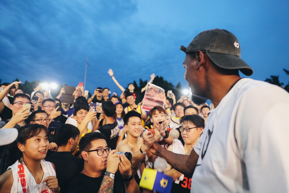 杜兰特中国行精彩瞬间