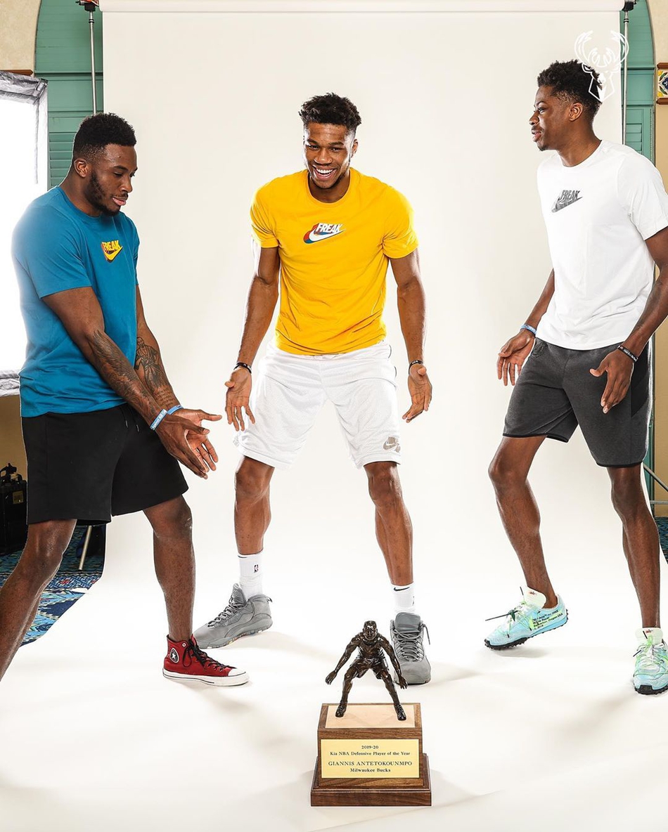 字母哥DPOY写真！兄弟齐上阵