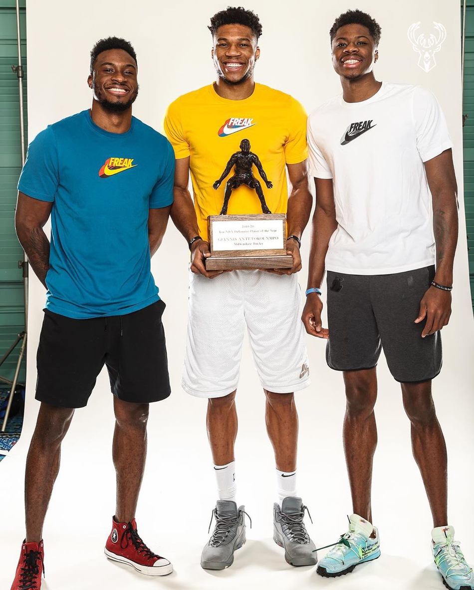 字母哥DPOY写真！兄弟齐上阵